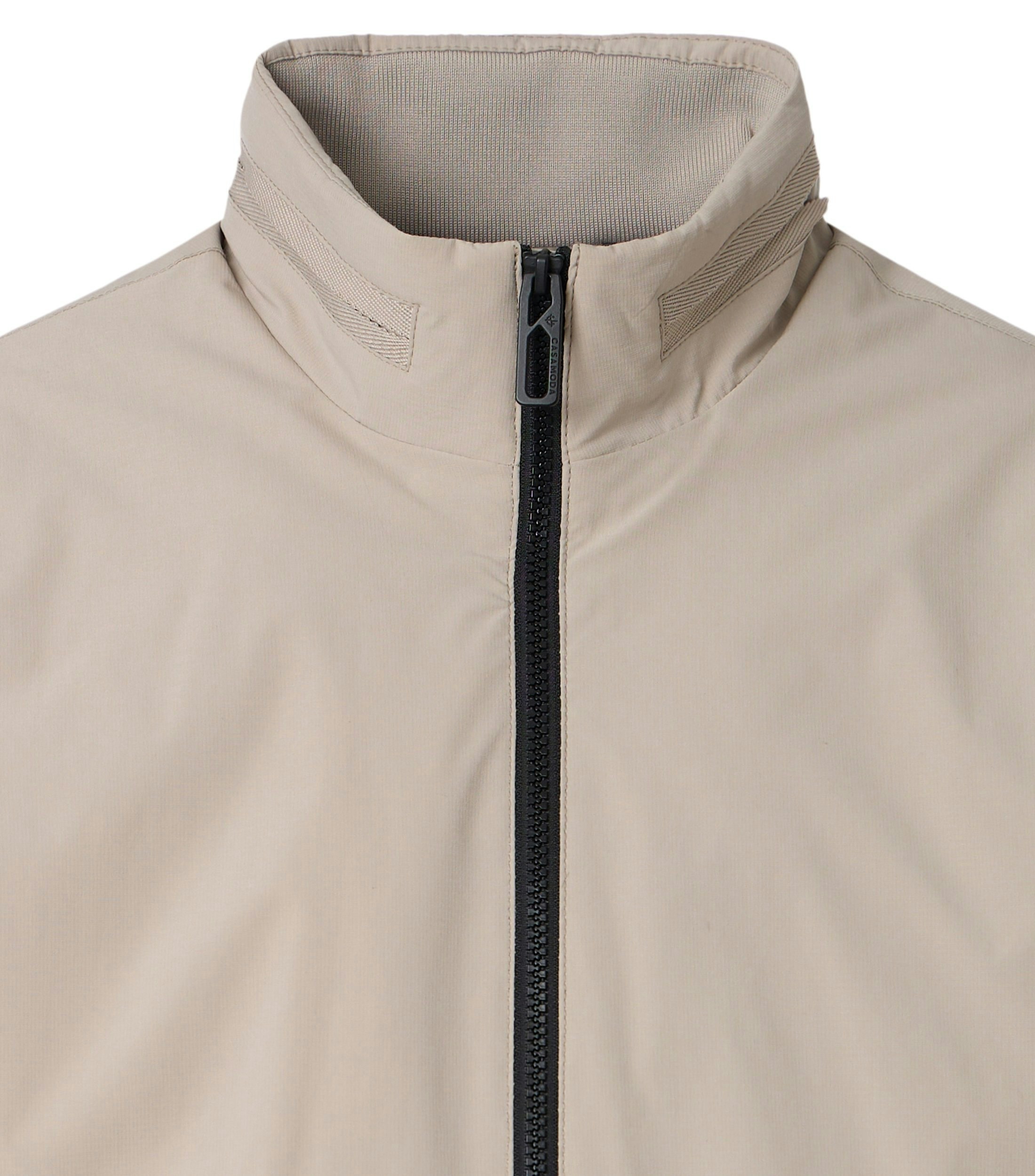 Jacke im unifarbenen Design in der Farbe Beige