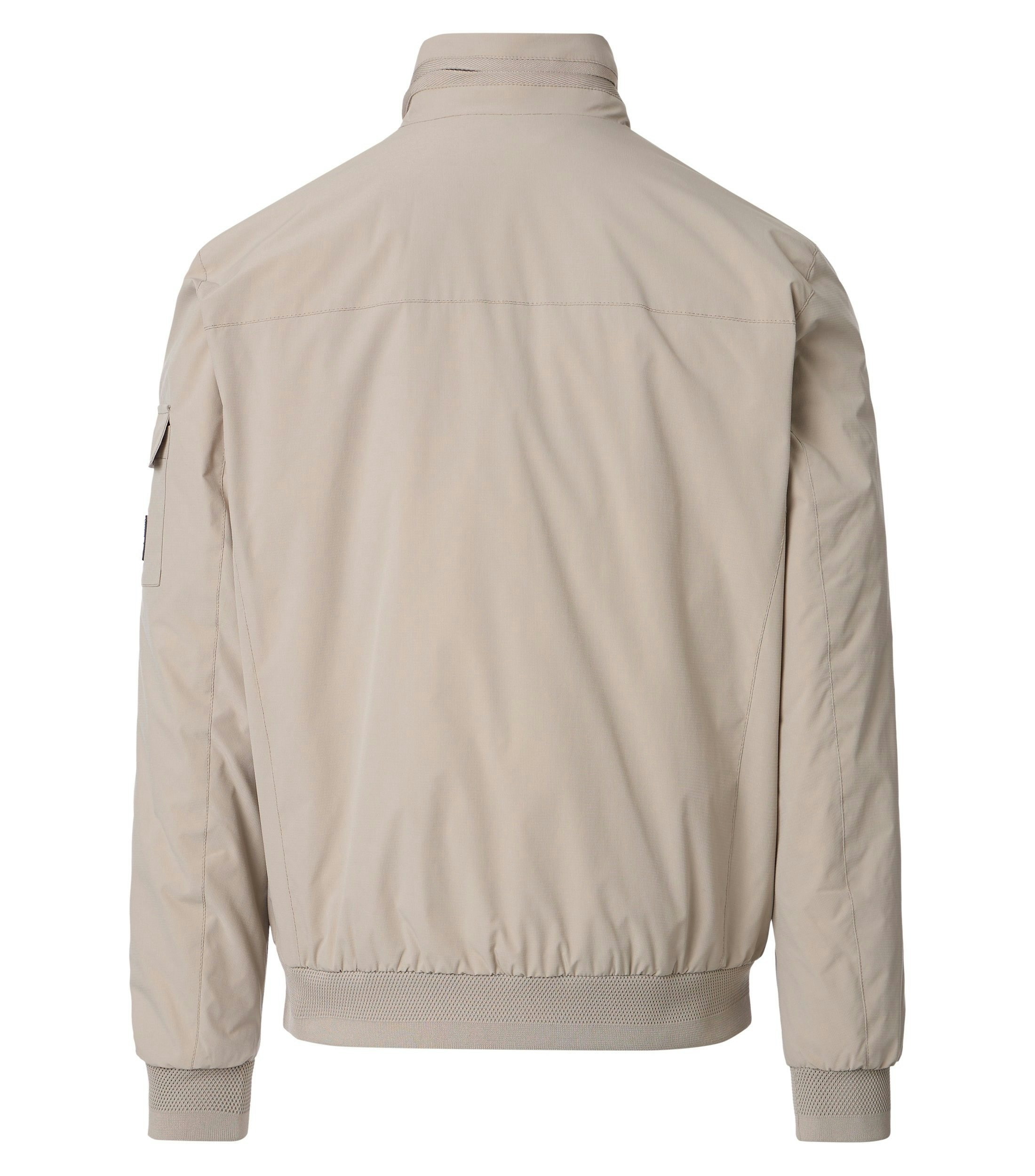 Jacke im unifarbenen Design in der Farbe Beige