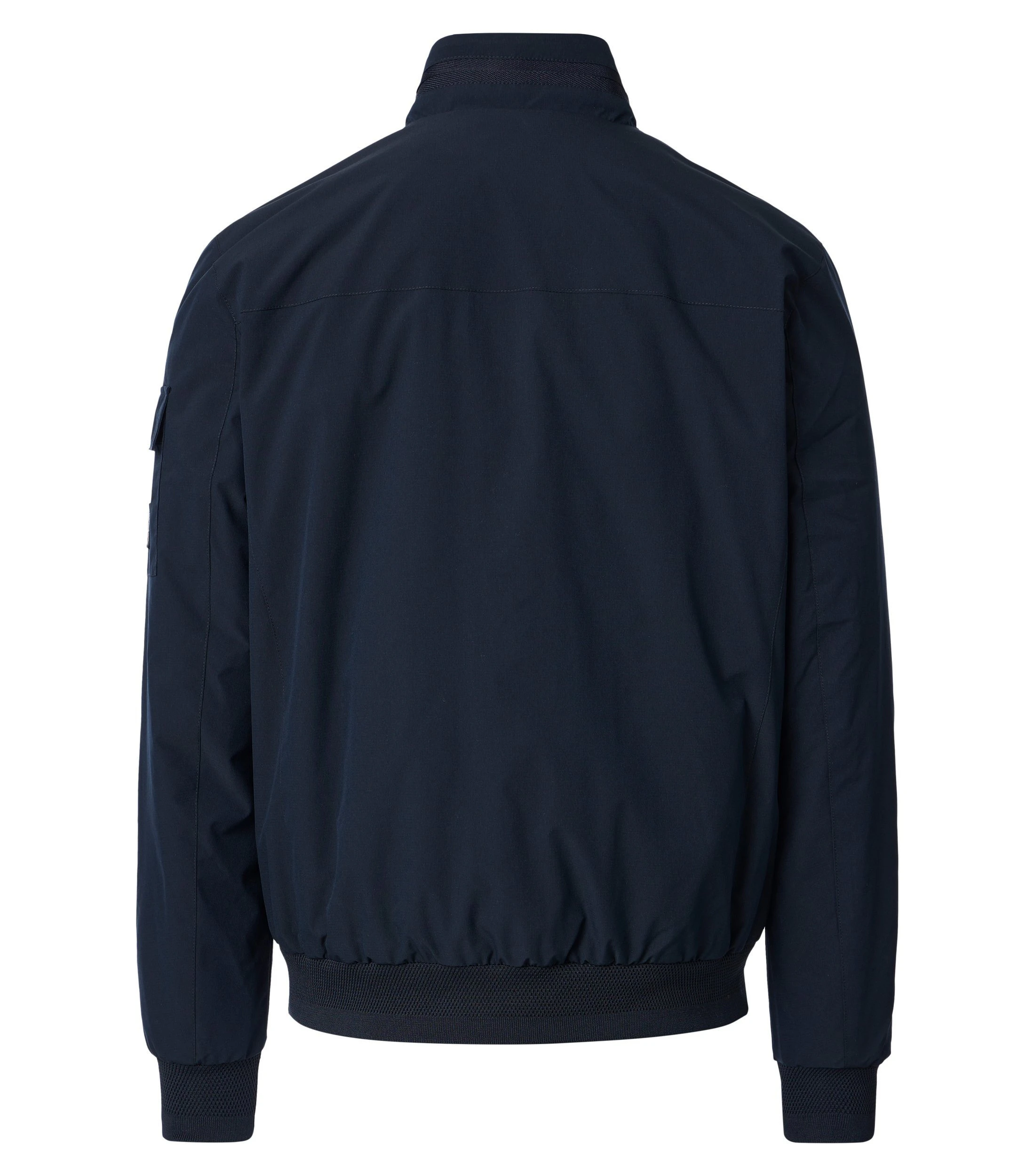 Jacke im unifarbenen Design in der Farbe Dunkelblau
