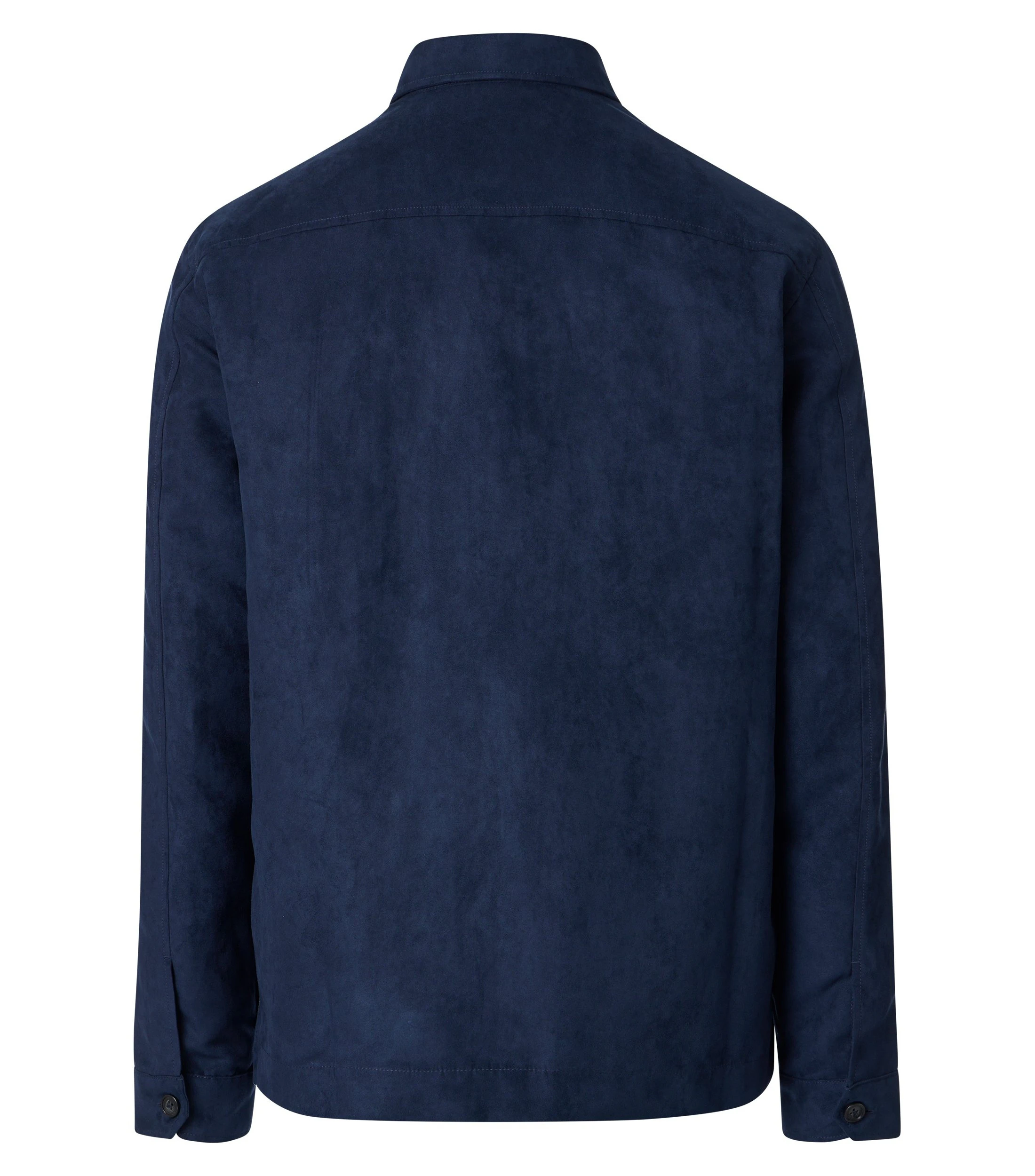 Jacke im unifarbenen Design in der Farbe Blau
