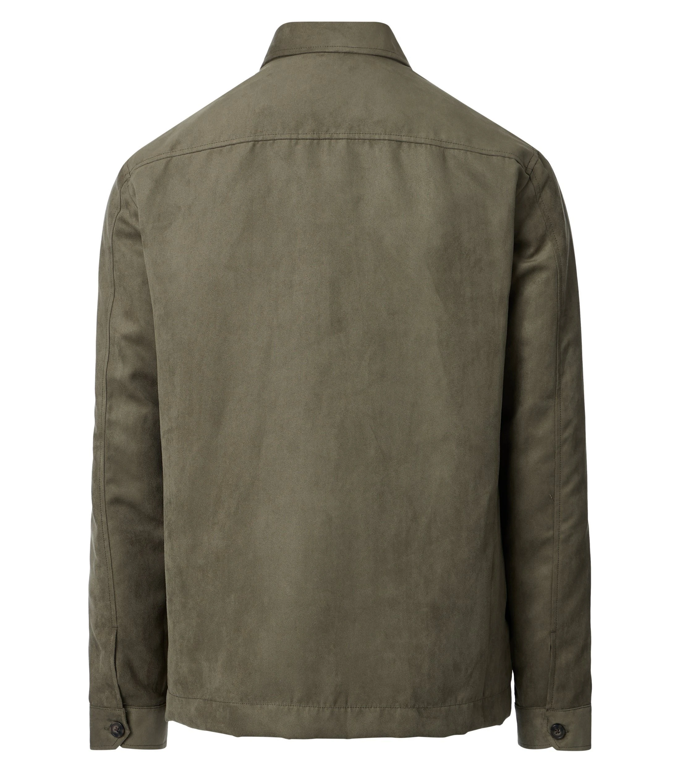 Jacke im unifarbenen Design in der Farbe Grün