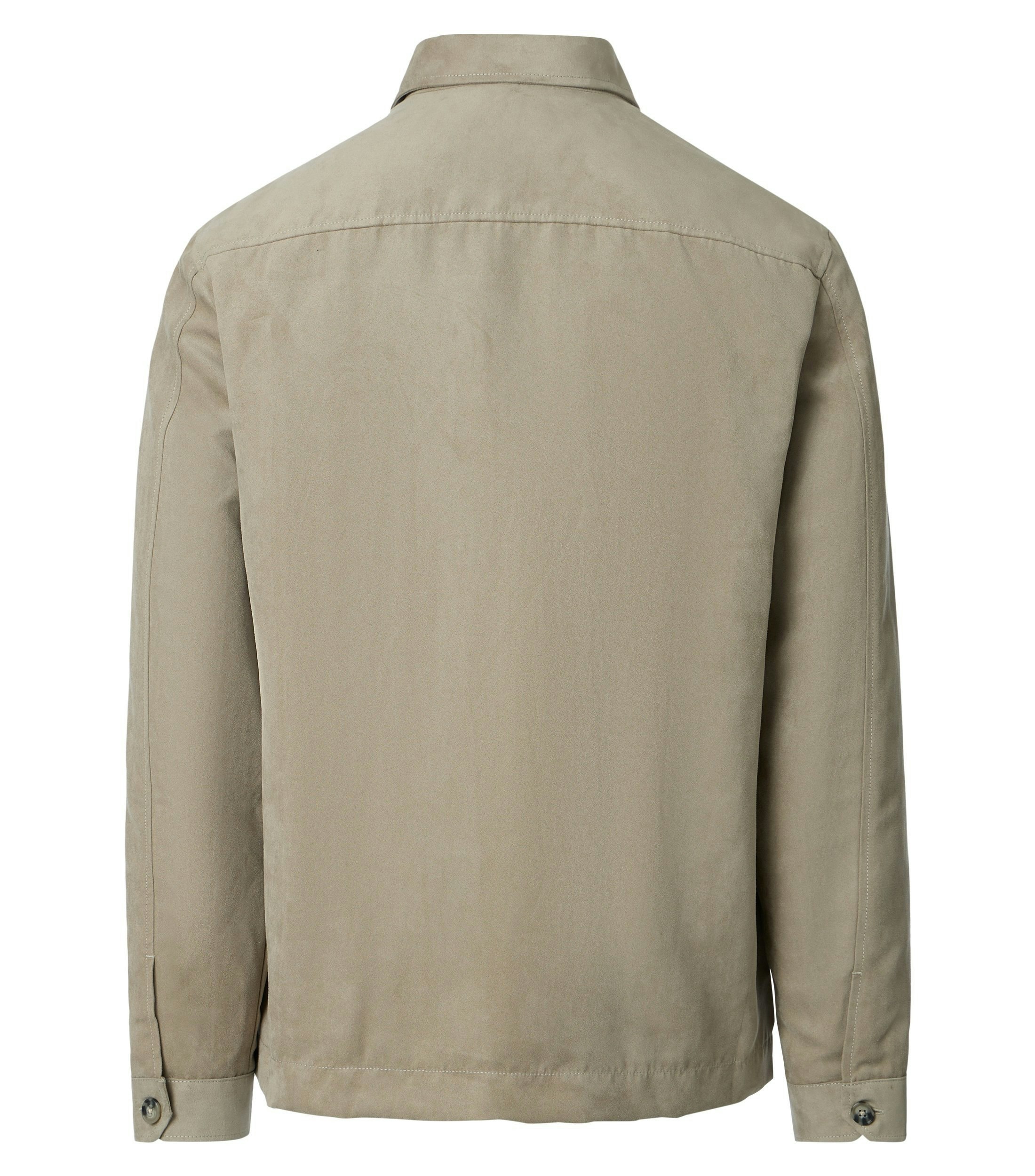 Jacke im unifarbenen Design in der Farbe Beige