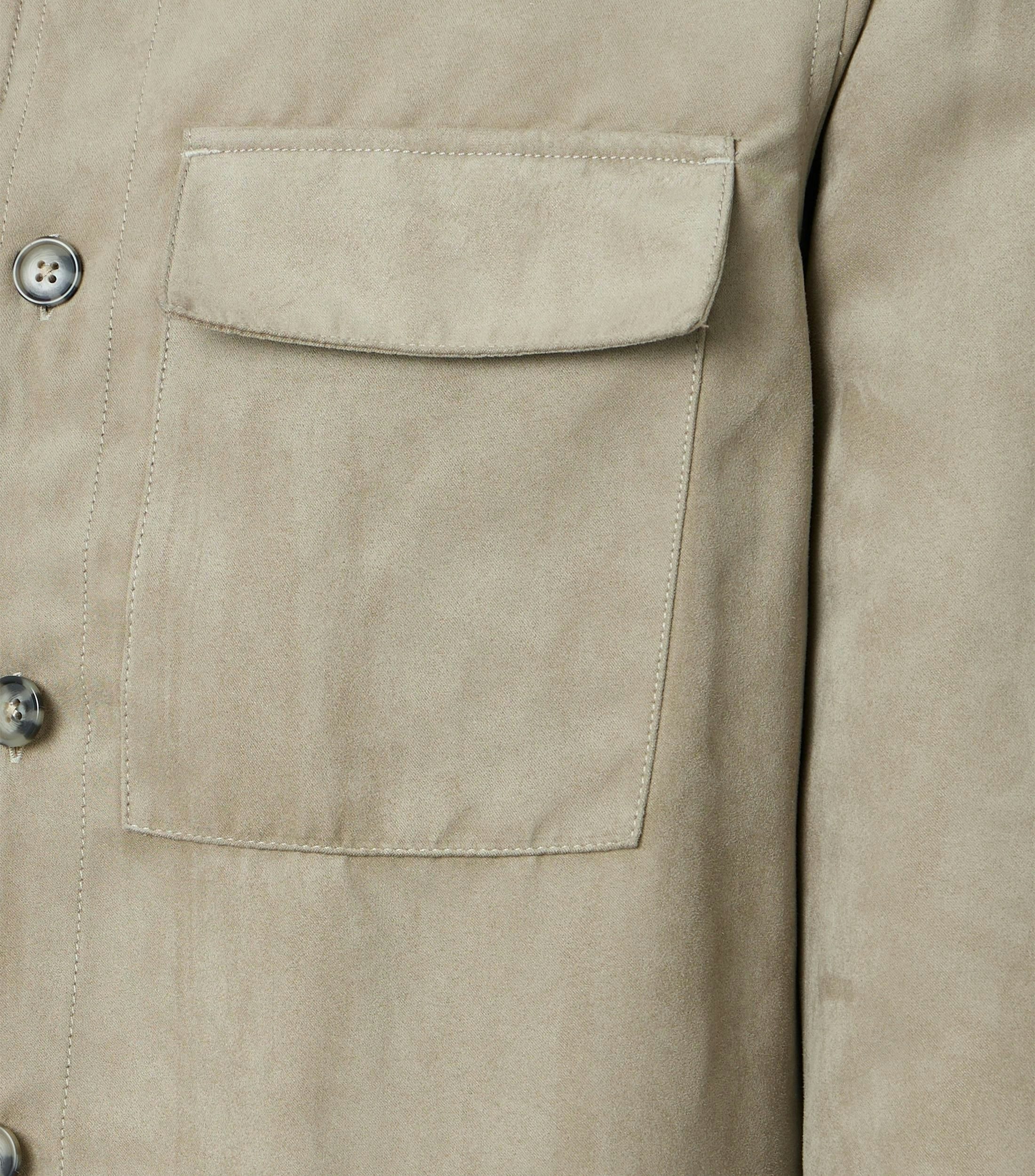 Jacke im unifarbenen Design in der Farbe Beige