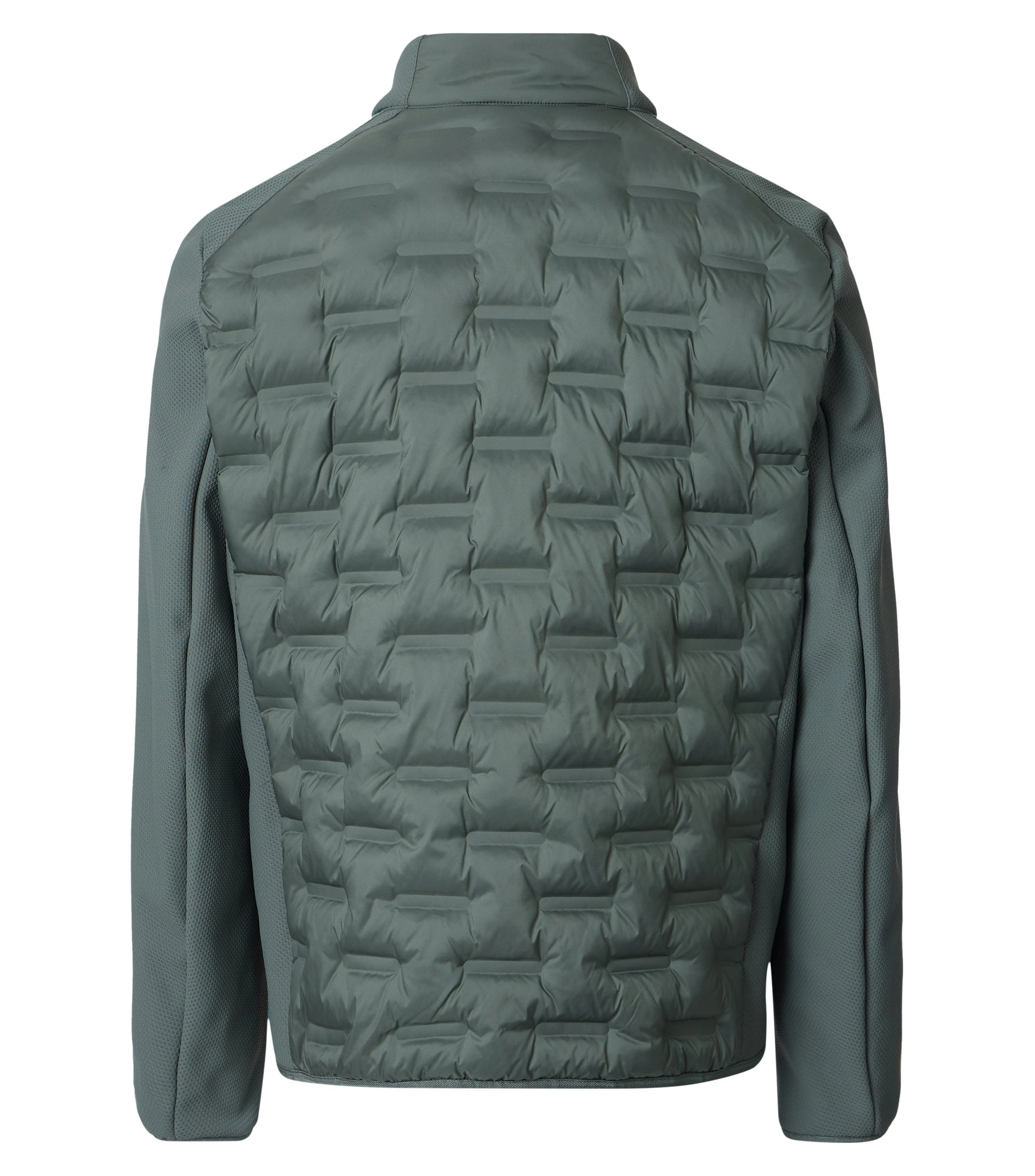 Jacke im unifarbenen Design in der Farbe Grün