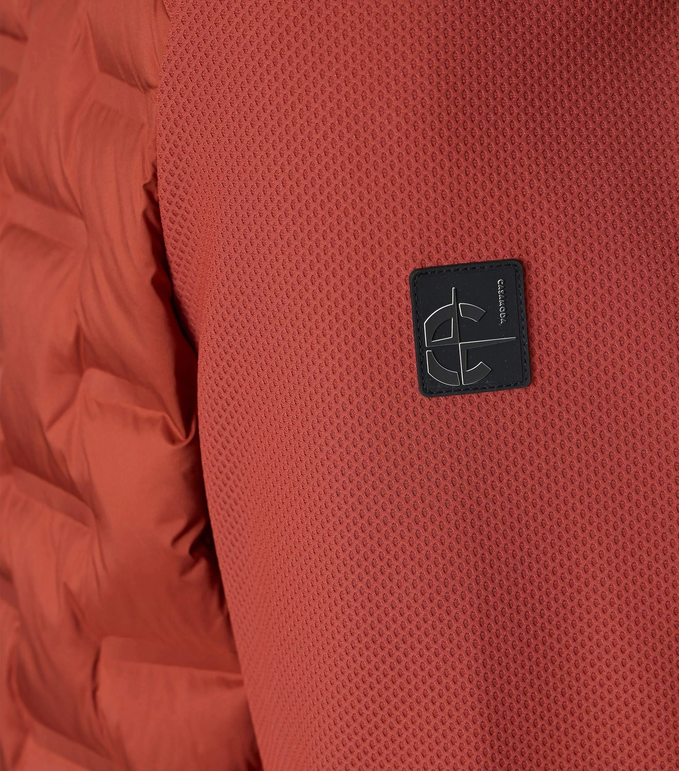 Jacke im unifarbenen Design in der Farbe Rot