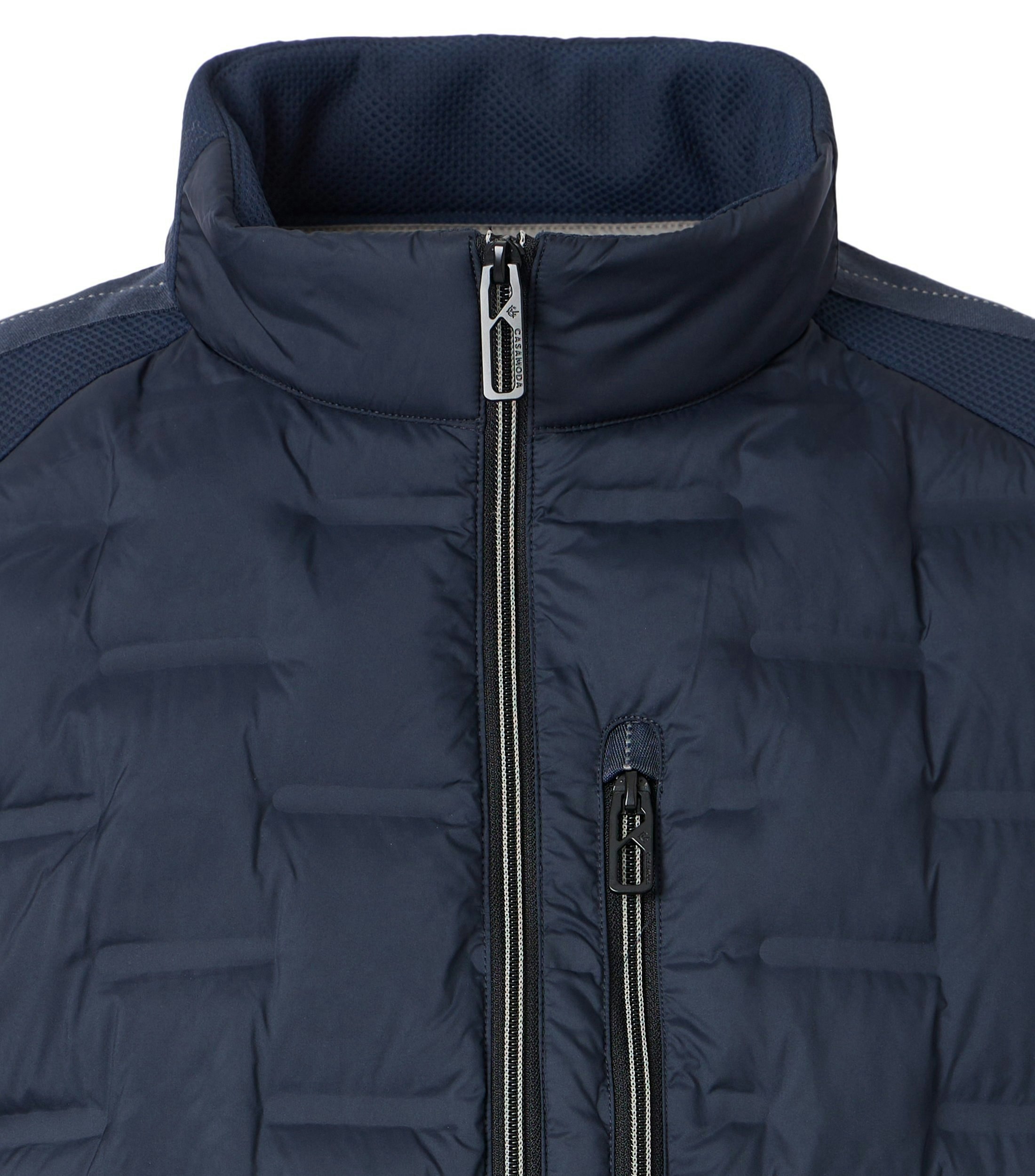 Jacke im unifarbenen Design in der Farbe Dunkelblau