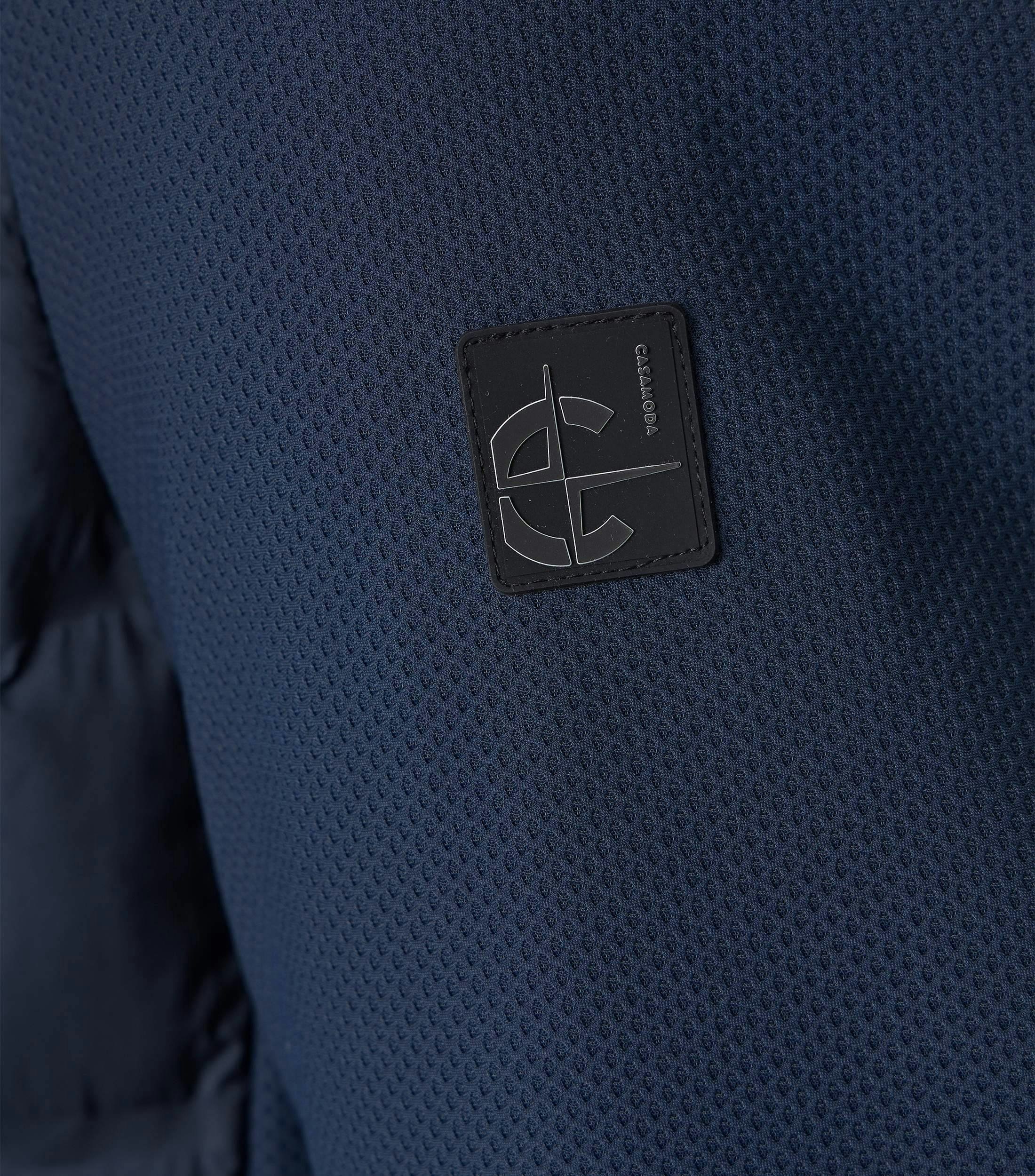 Jacke im unifarbenen Design in der Farbe Dunkelblau