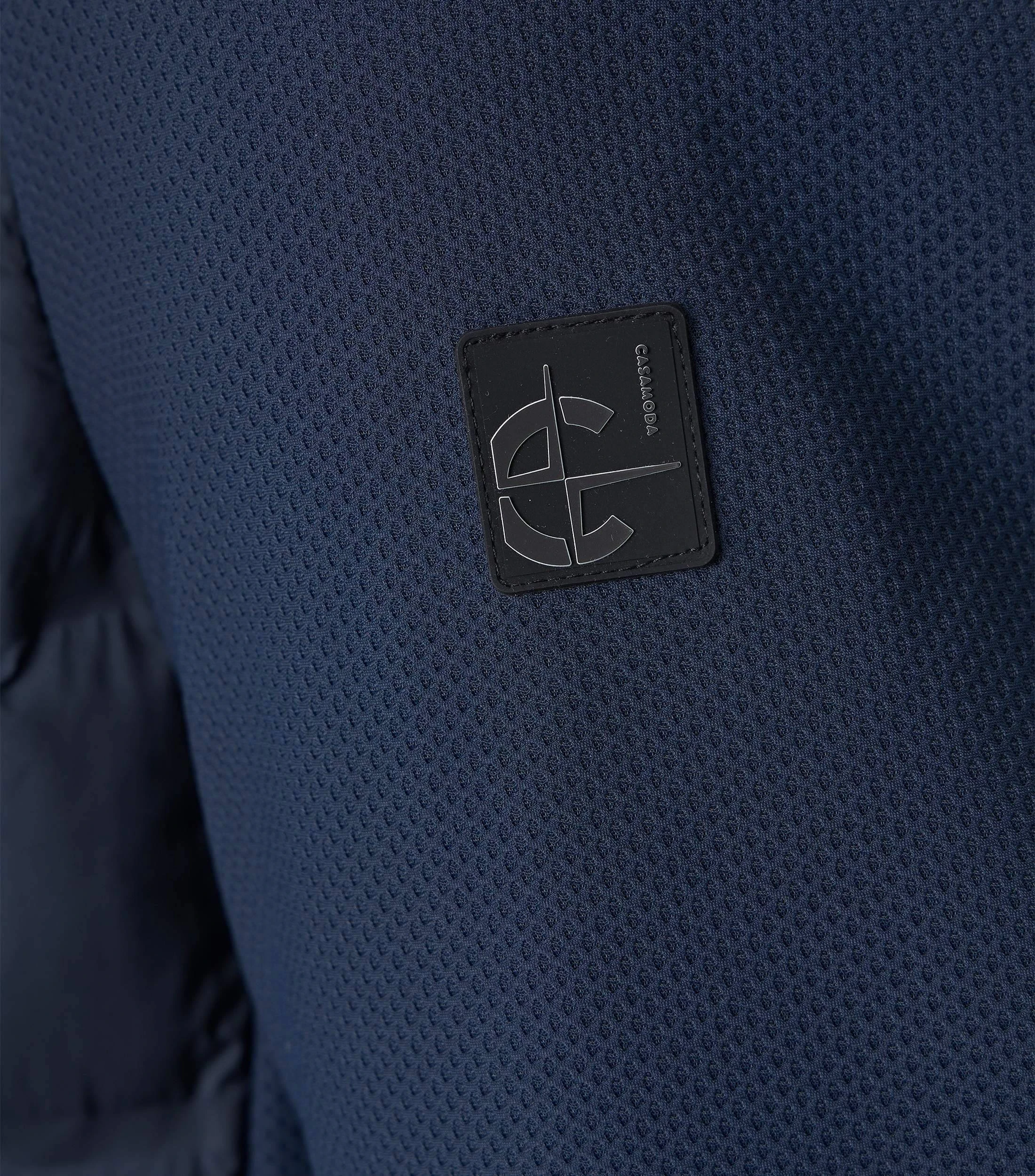 Jacke im unifarbenen Design in der Farbe Dunkelblau