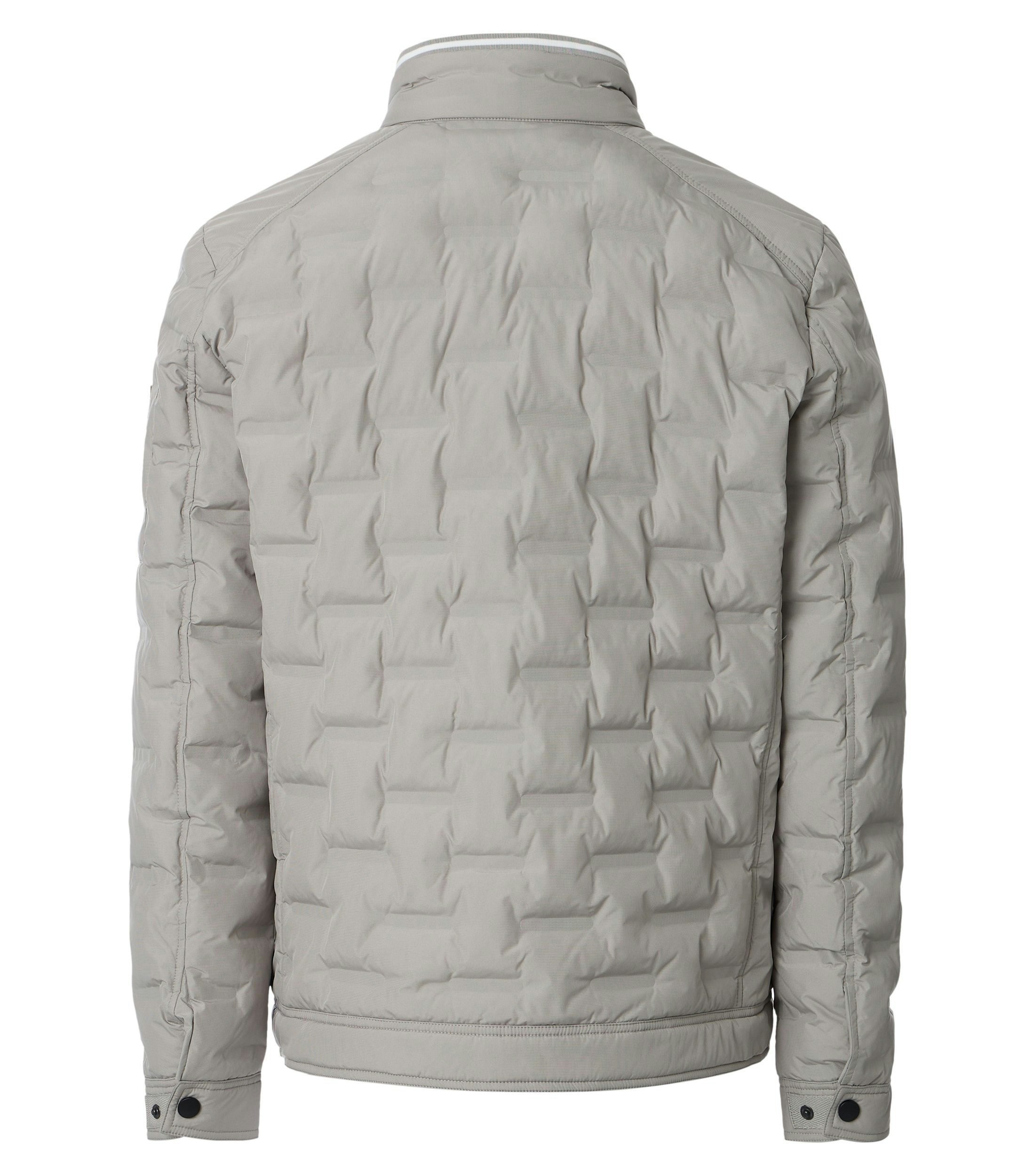 Jacke im unifarbenen Design in der Farbe Grau