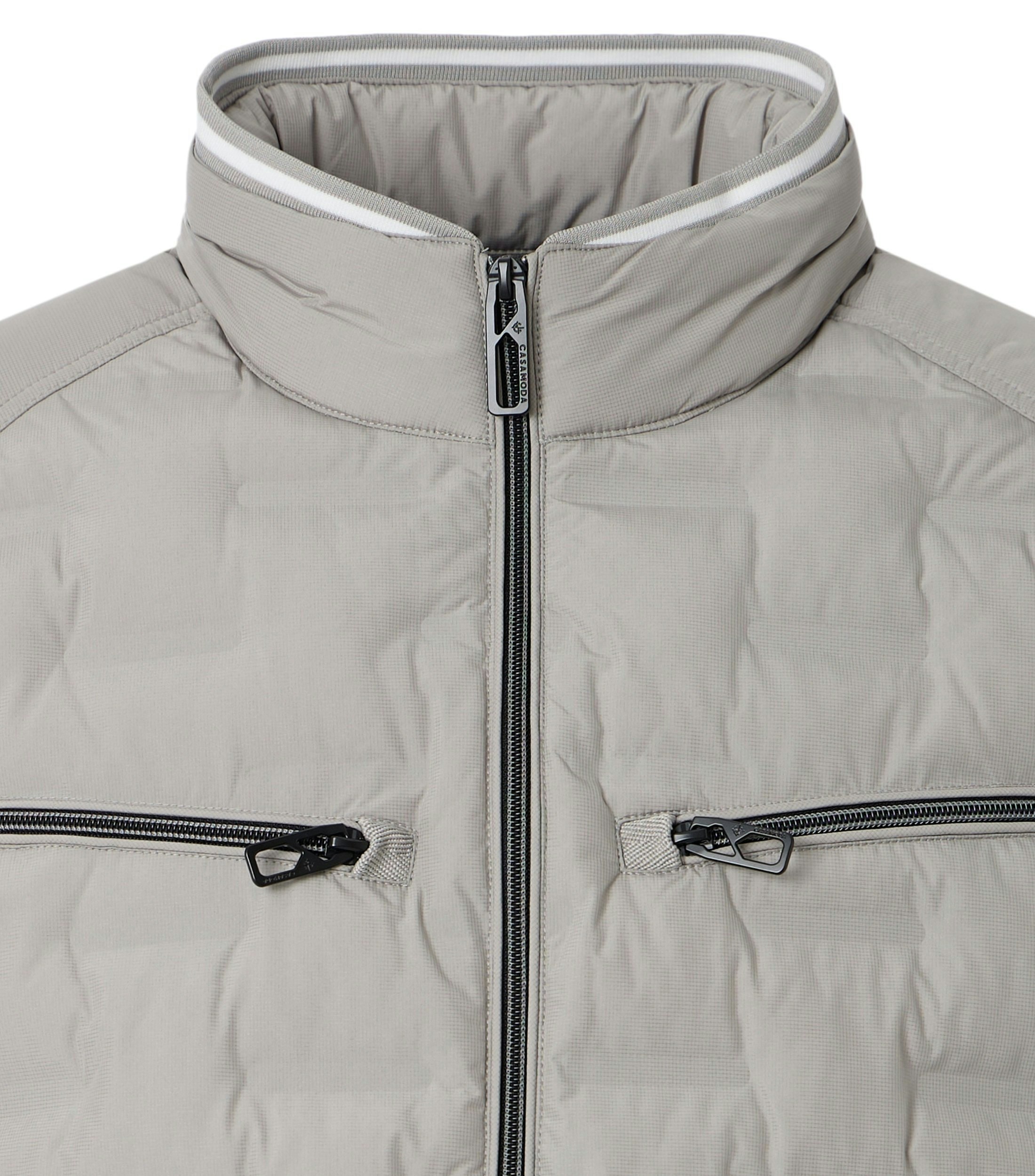 Jacke im unifarbenen Design in der Farbe Grau