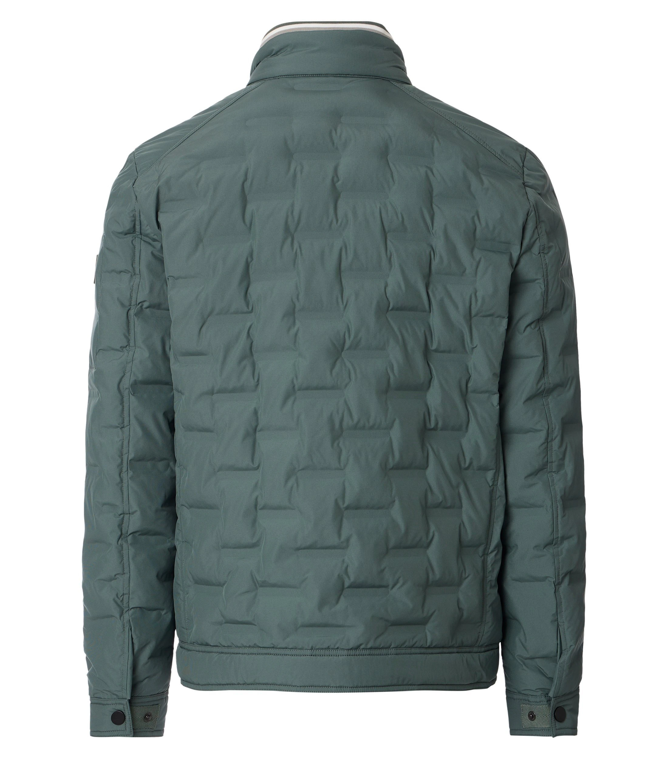 Jacke im unifarbenen Design in der Farbe Kiefergrün