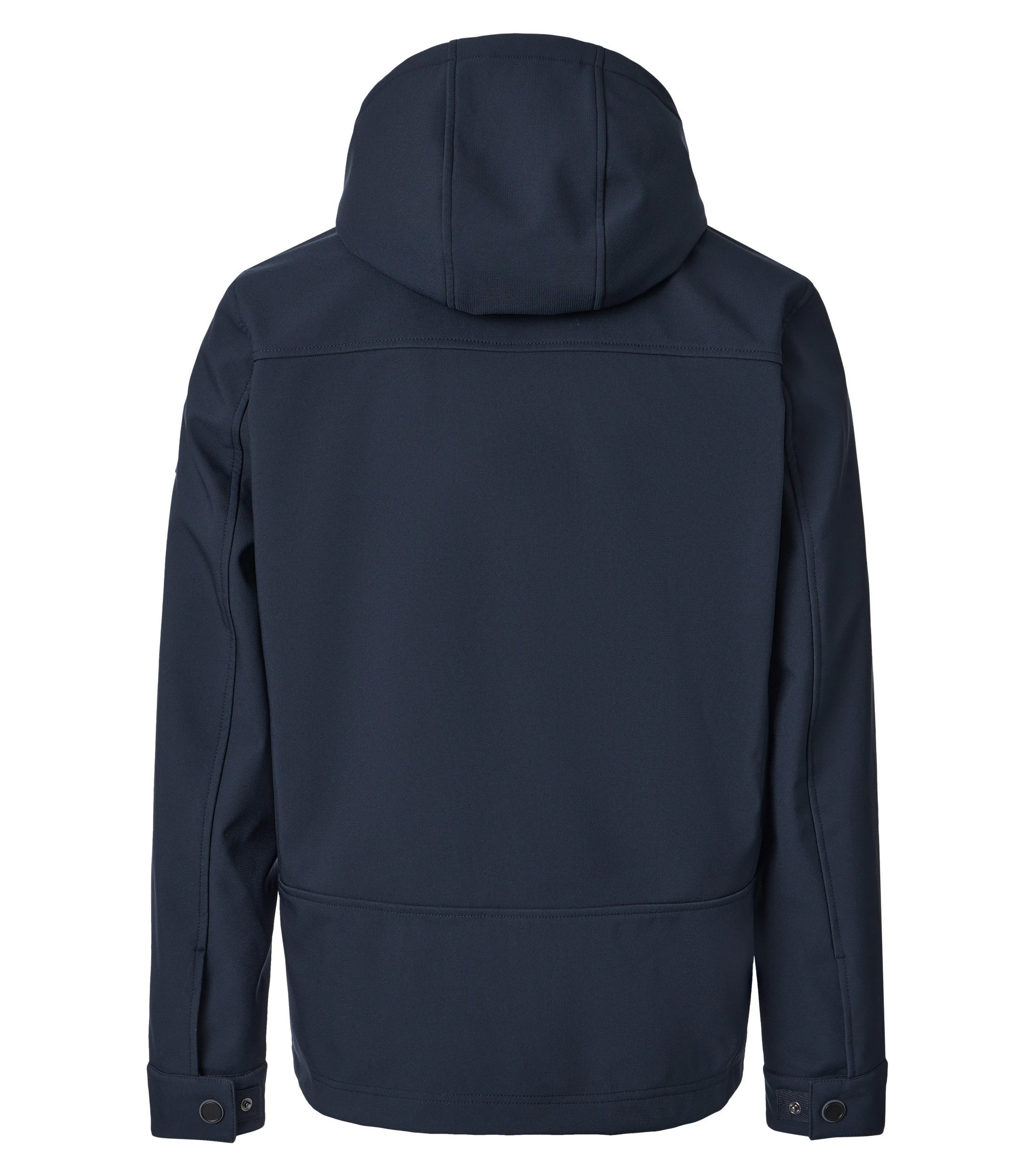 Softshelljacke im unifarbenen Design in der Farbe Dunkelblau