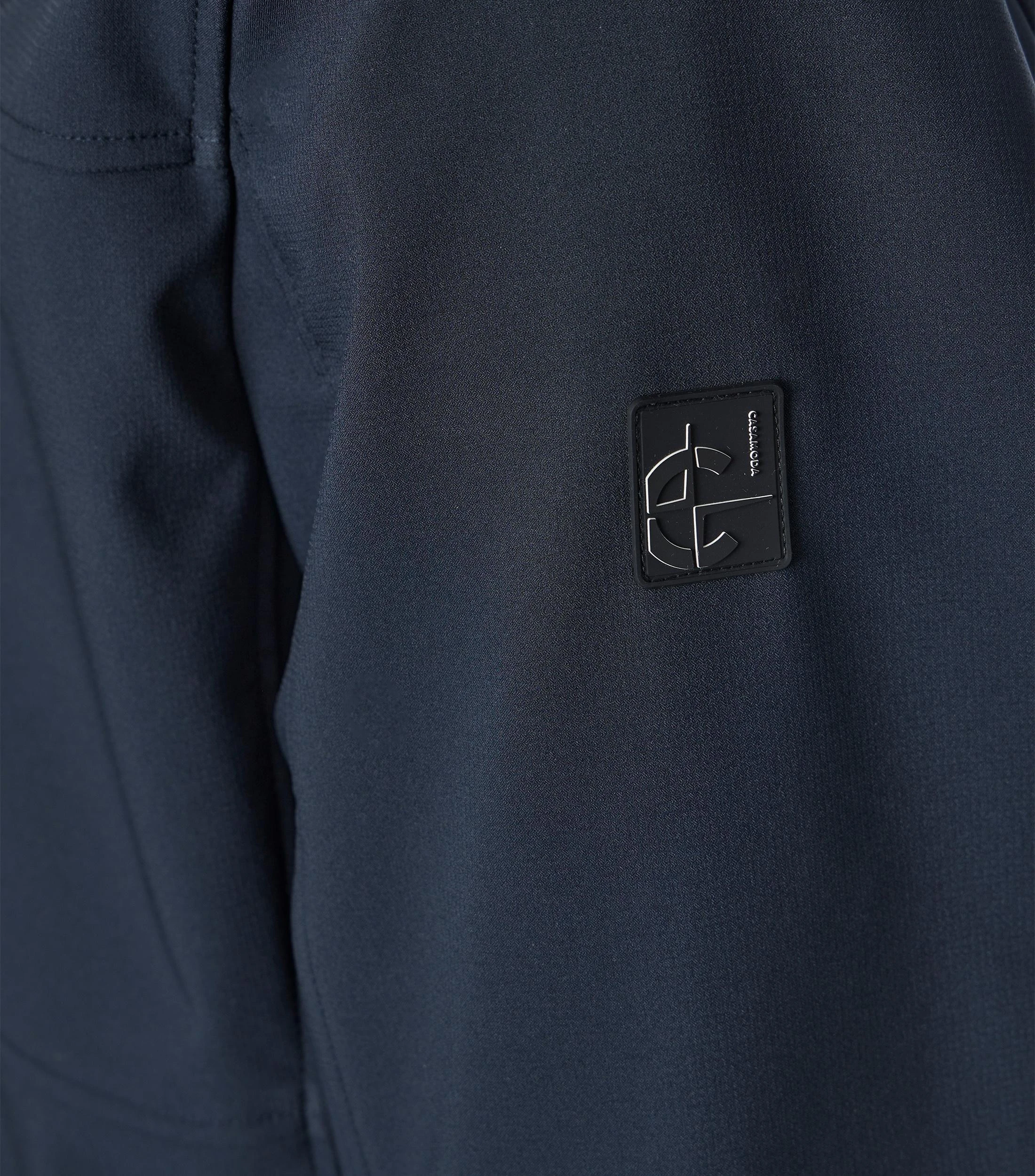 Softshelljacke im unifarbenen Design in der Farbe Dunkelblau
