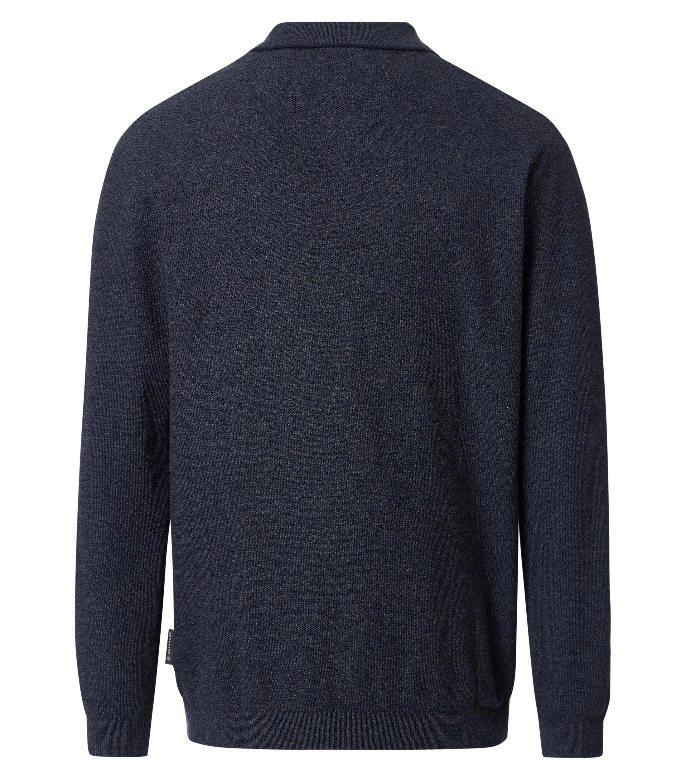 Polo-Shirt im unifarbenen Design in der Farbe Blau