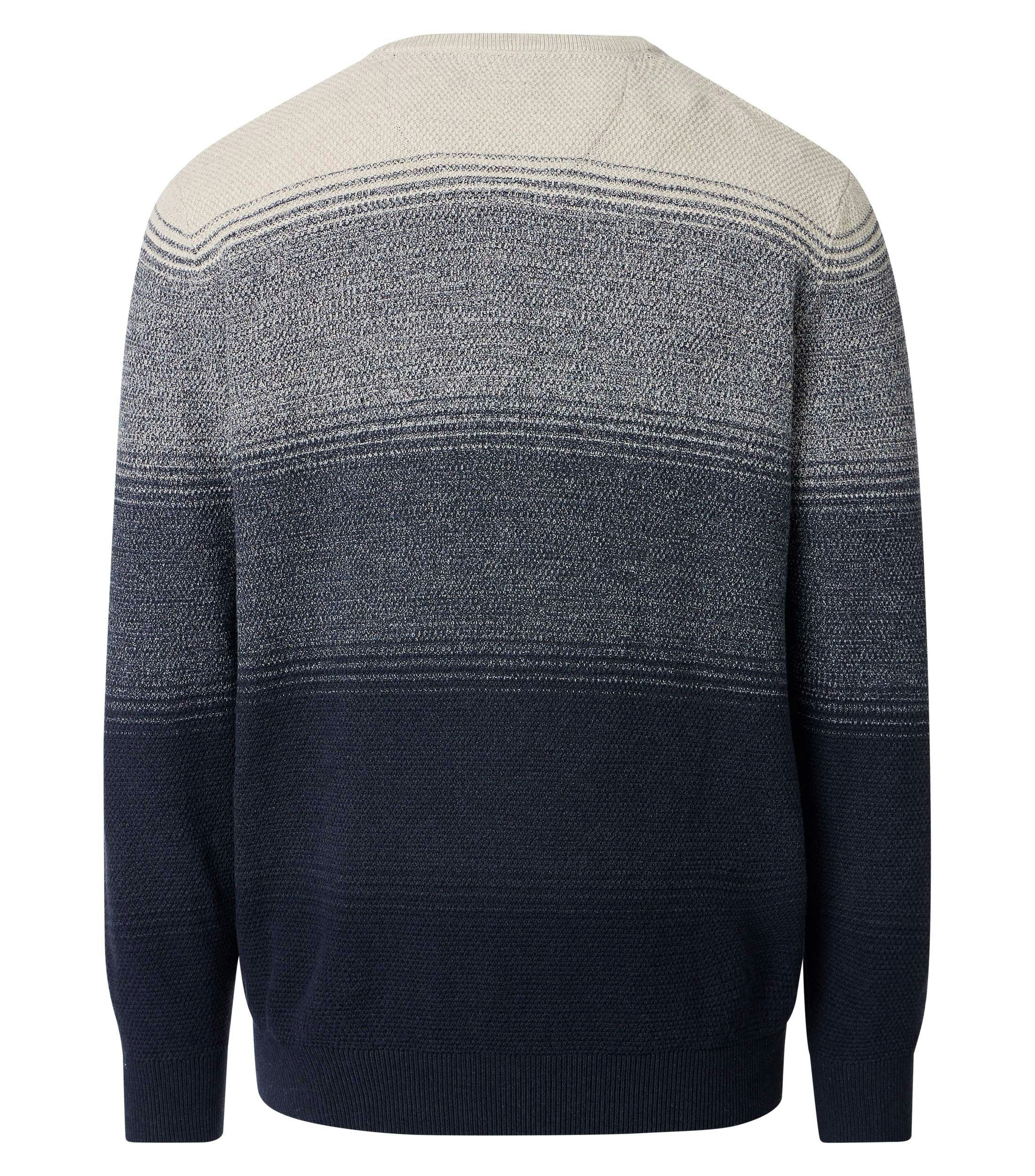 Pullover im gestreiften Muster in der Farbe Blau