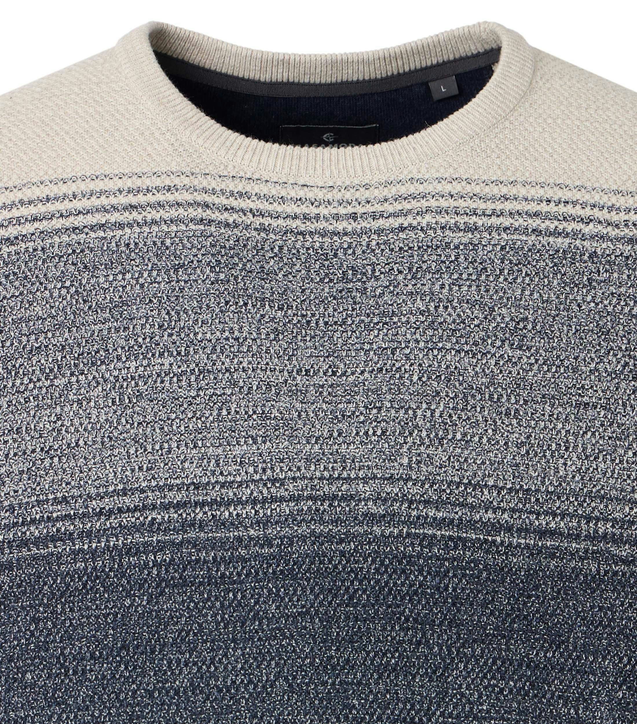 Pullover im gestreiften Muster in der Farbe Blau