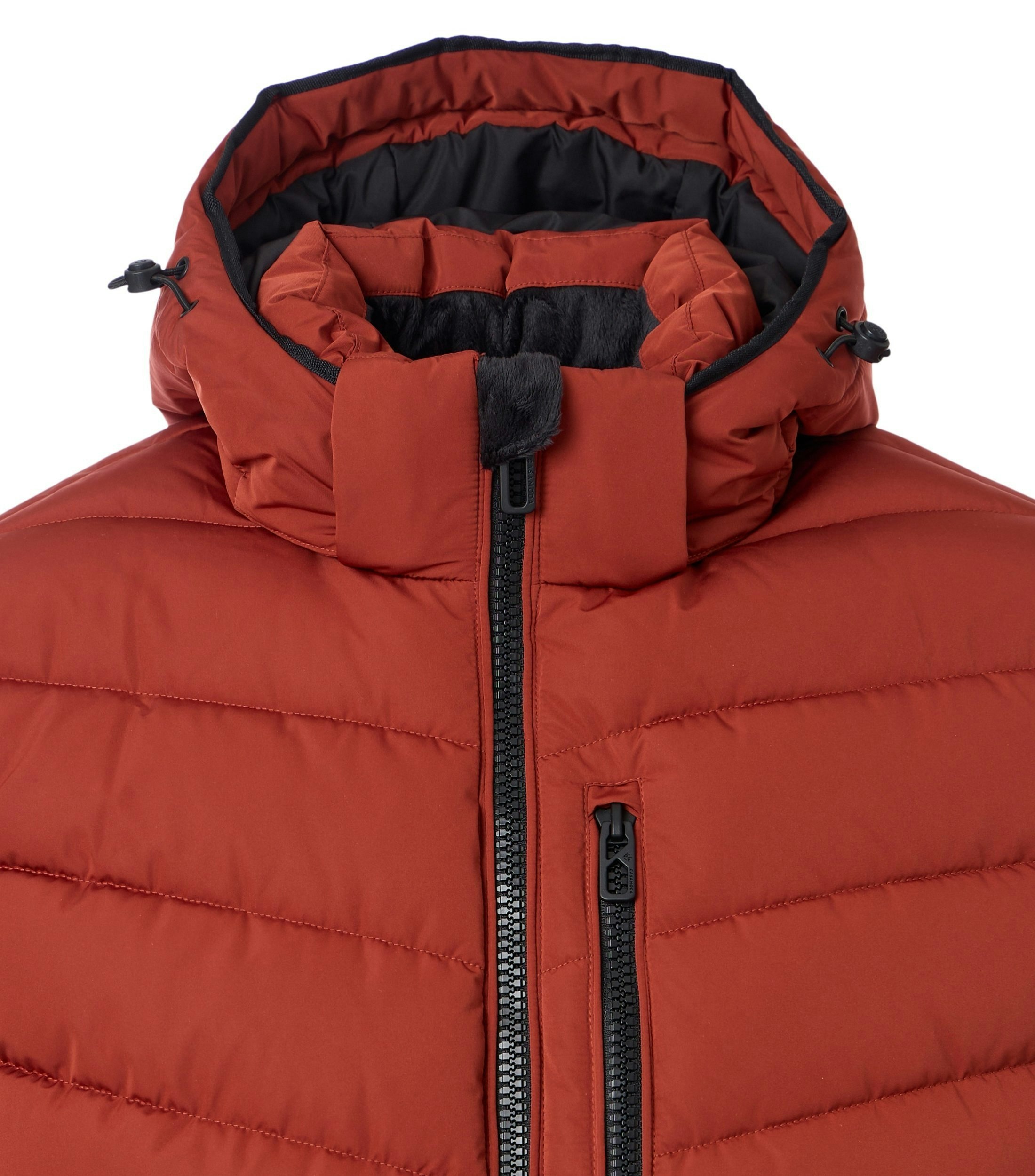 Jacke im unifarbenen Design in der Farbe Rot