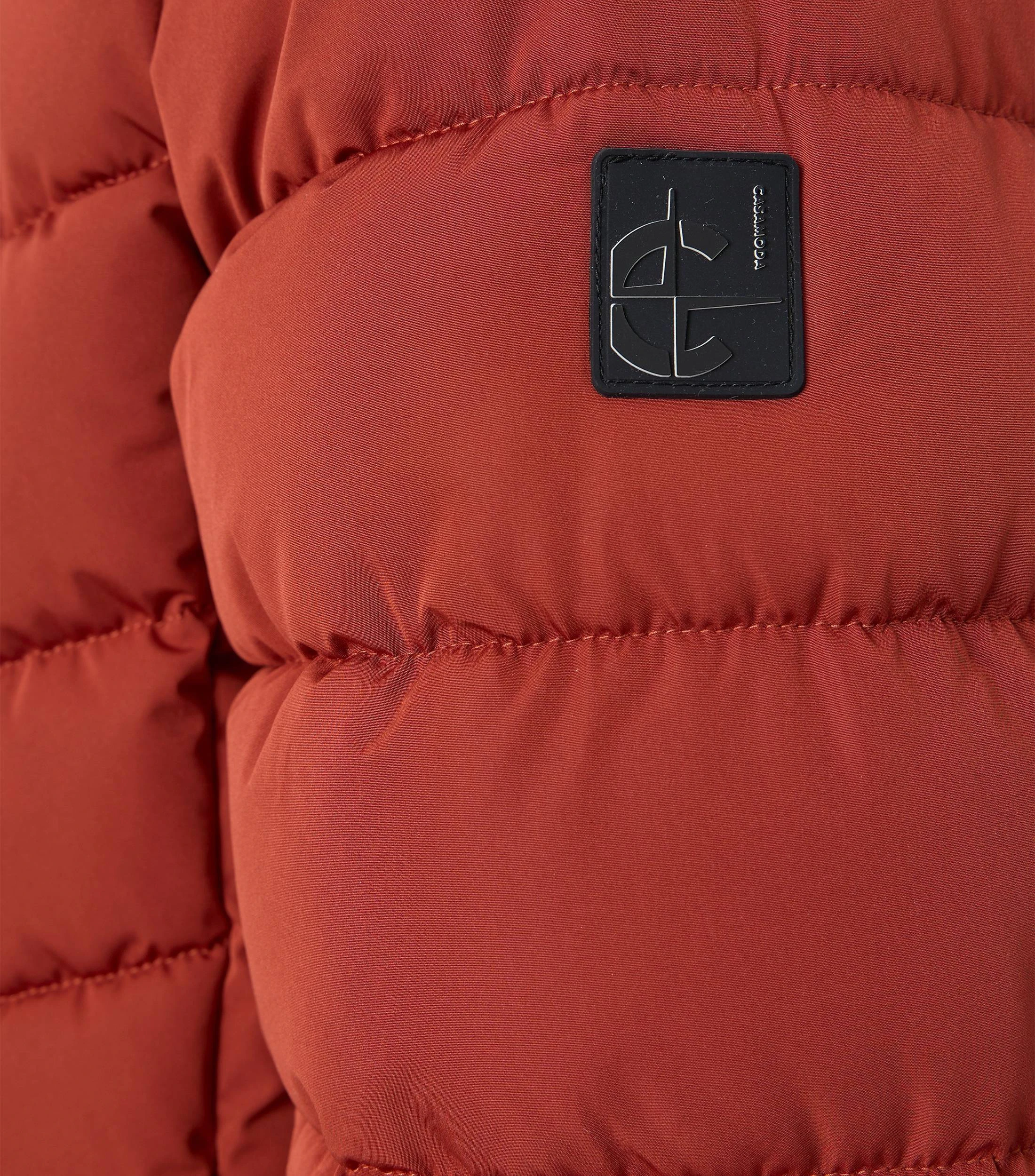 Jacke im unifarbenen Design in der Farbe Rot