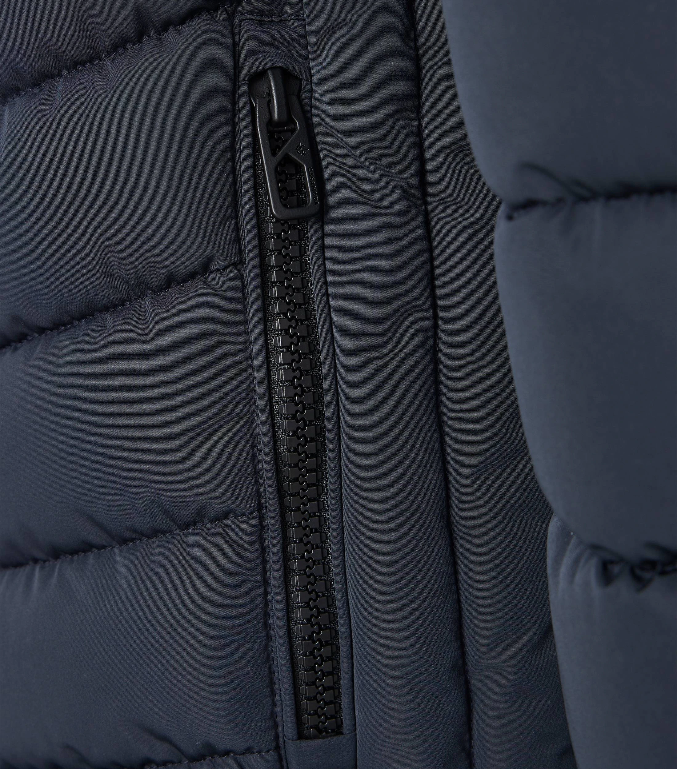 Jacke im unifarbenen Design in der Farbe Dunkelblau