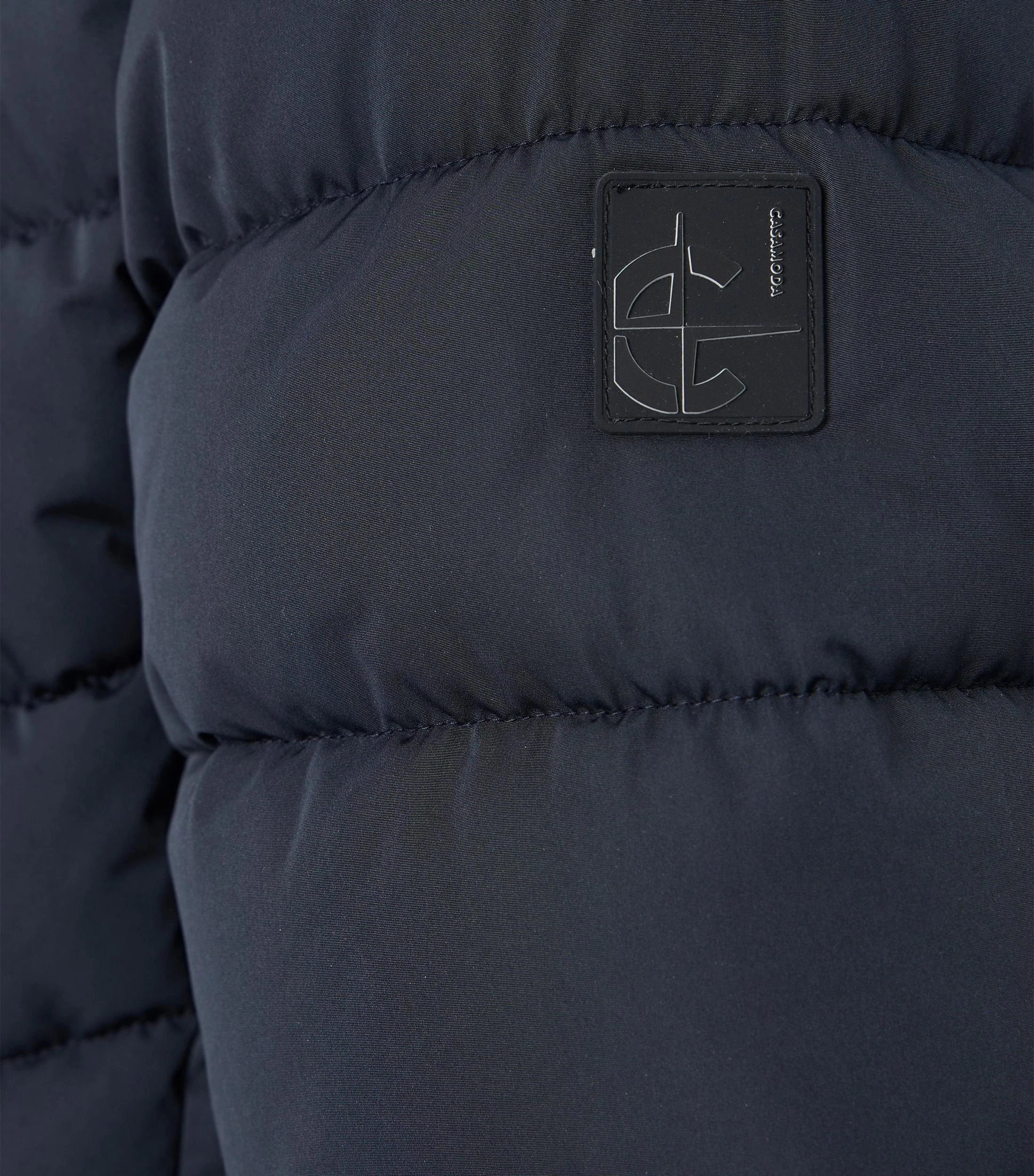 Jacke im unifarbenen Design in der Farbe Dunkelblau