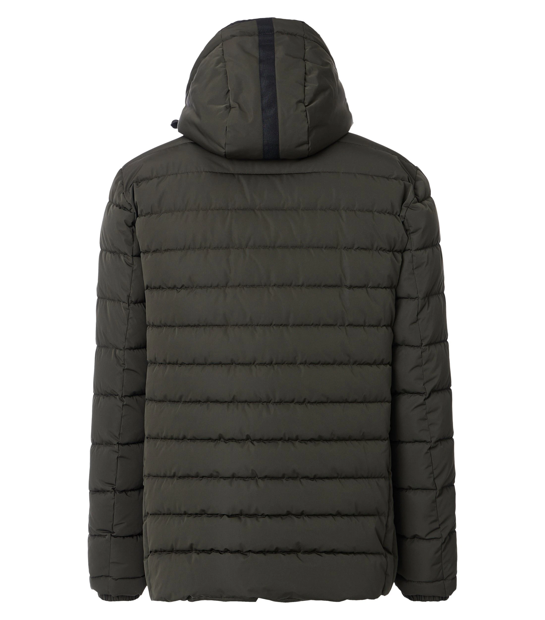 Jacke im unifarbenen Design in der Farbe Dunkelgrün