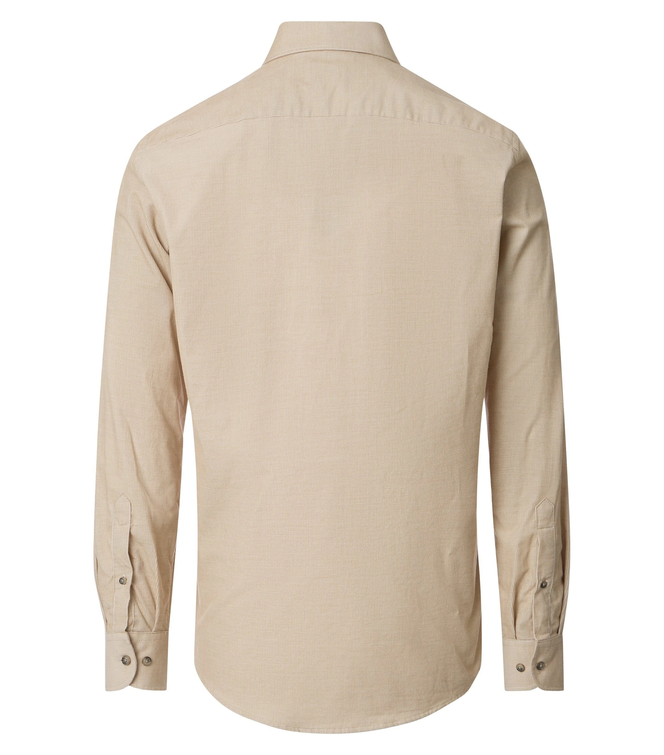 Freizeithemd im unifarbenen Design in der Farbe Beige