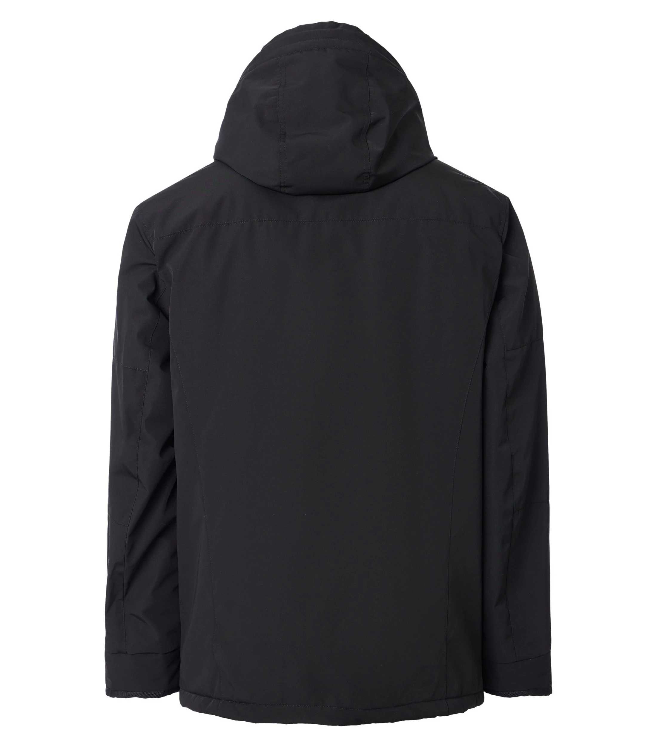 Jacke im unifarbenen Design in der Farbe Schwarz