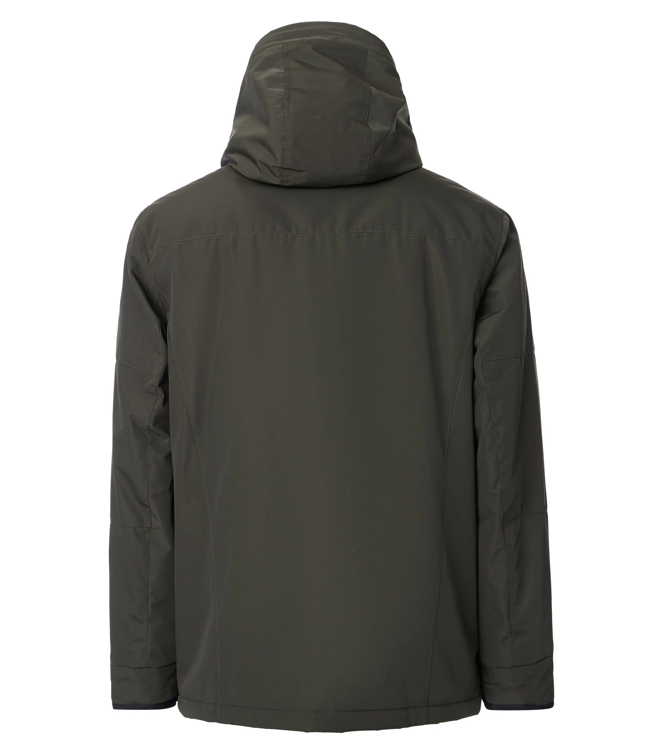 Jacke im unifarbenen Design in der Farbe Dunkelgrün