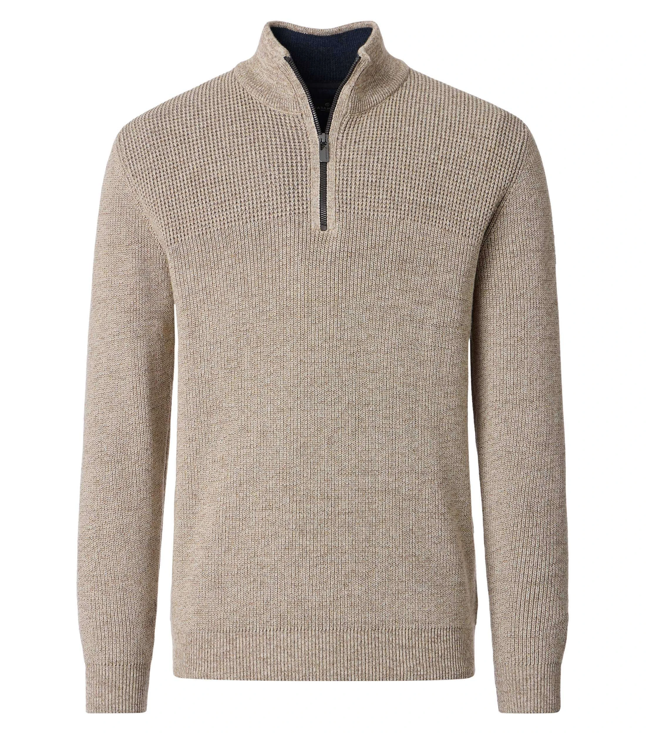 Troyer im unifarbenen Design in der Farbe Beige