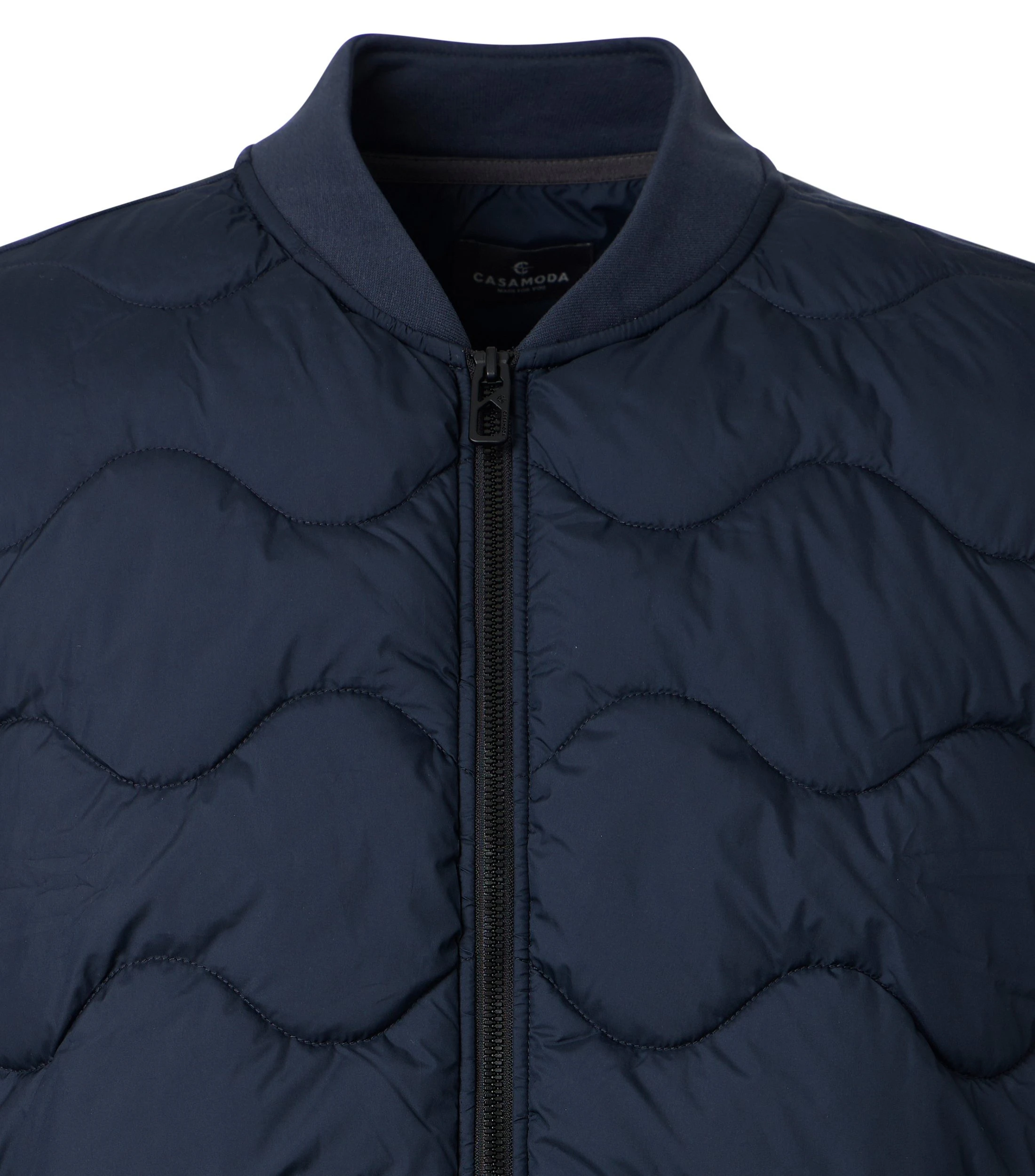 Sweatweste im unifarbenen Design in der Farbe Dunkelblau