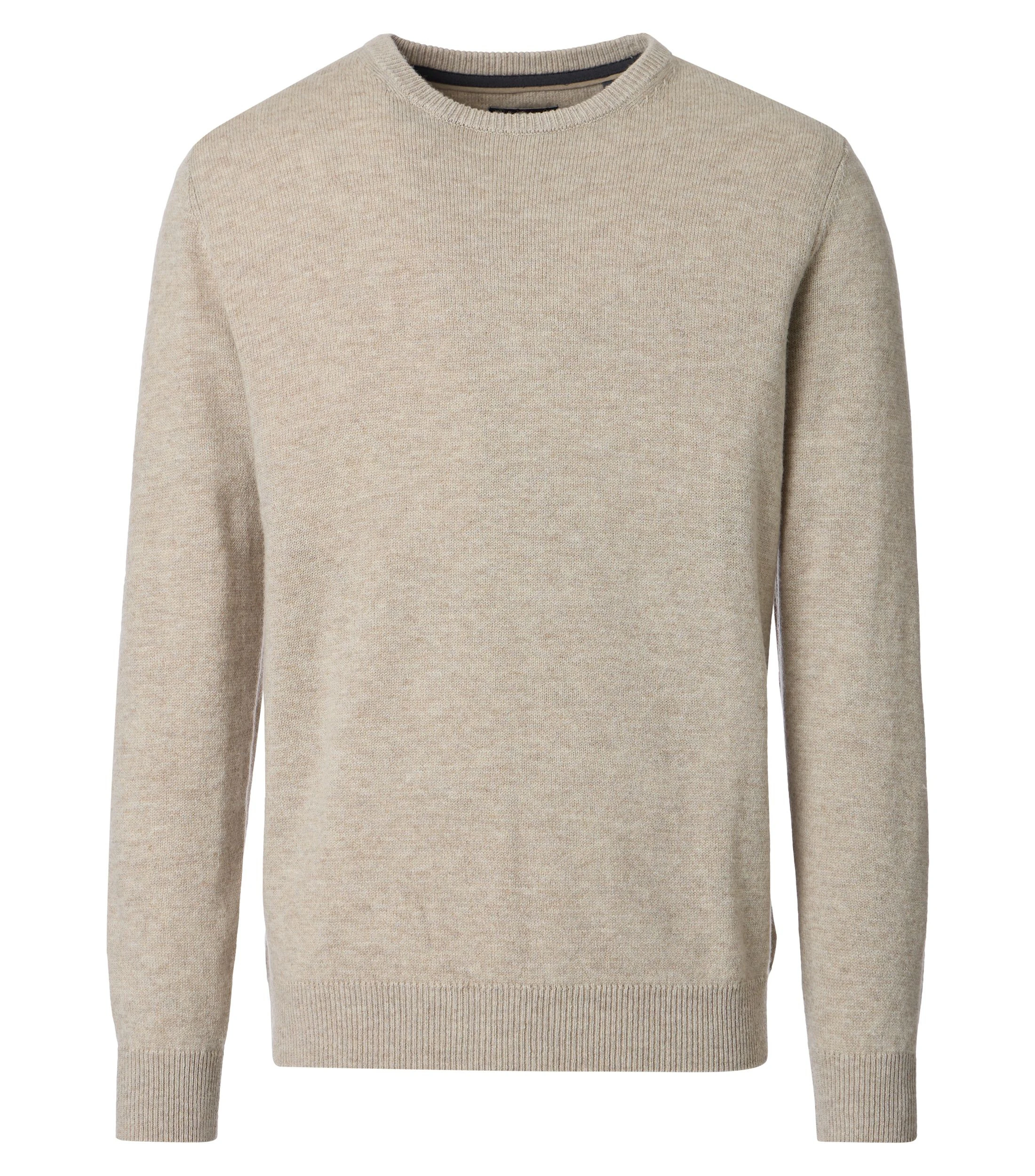 Pullover im unifarbenen Design in der Farbe Beige