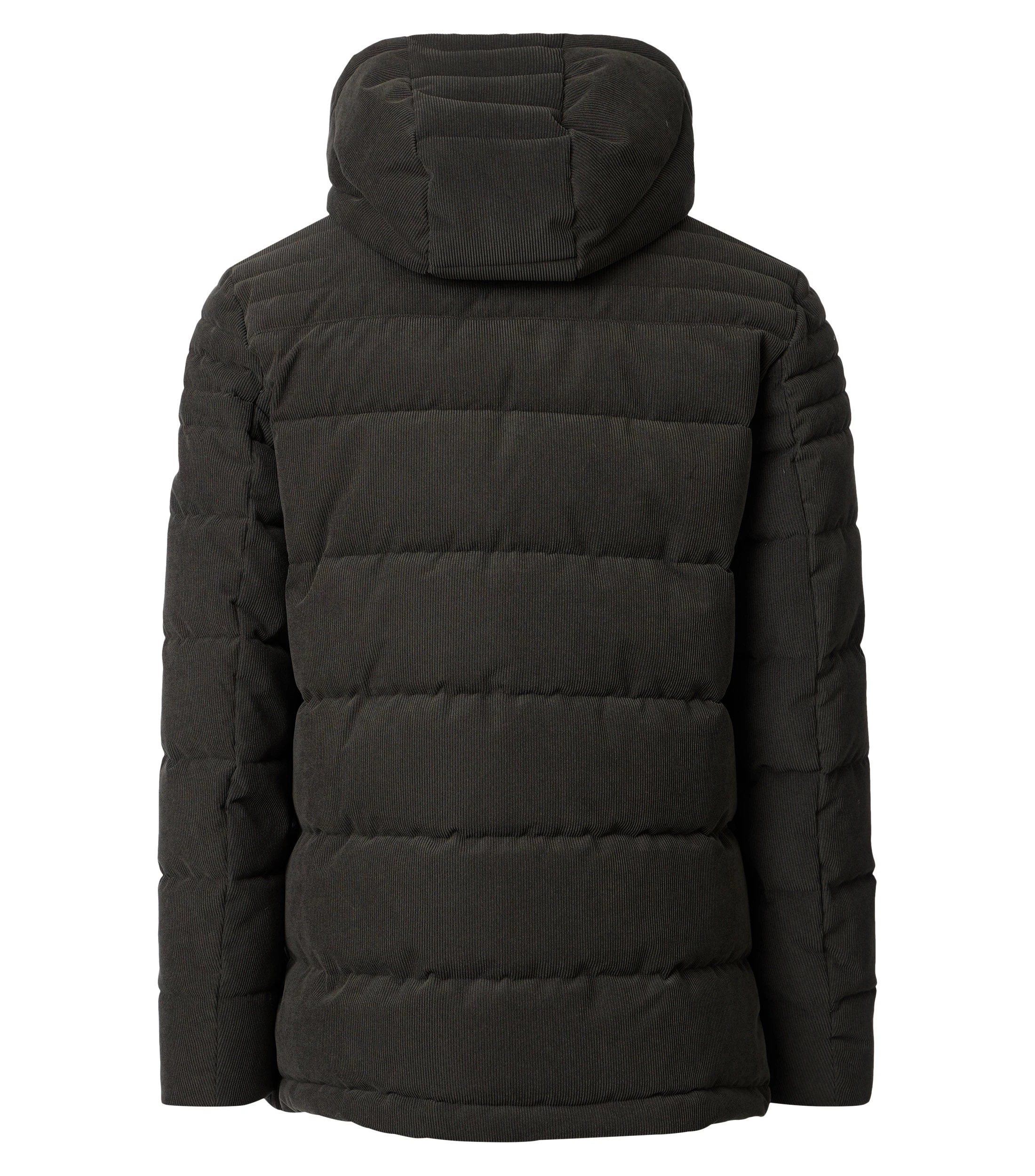 Jacke im unifarbenen Design in der Farbe Dunkelgrün