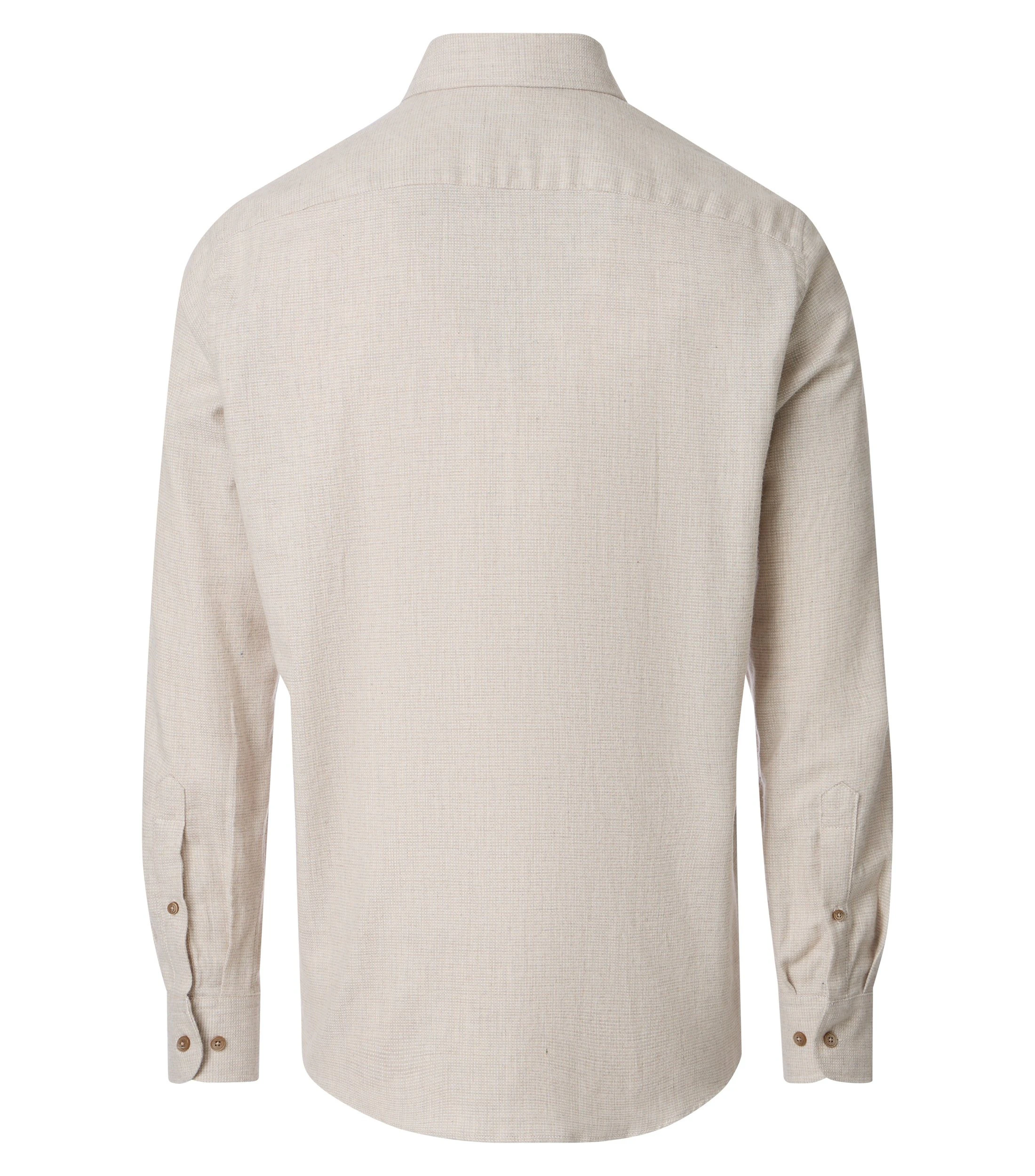Freizeithemd im unifarbenen Design in der Farbe Beige
