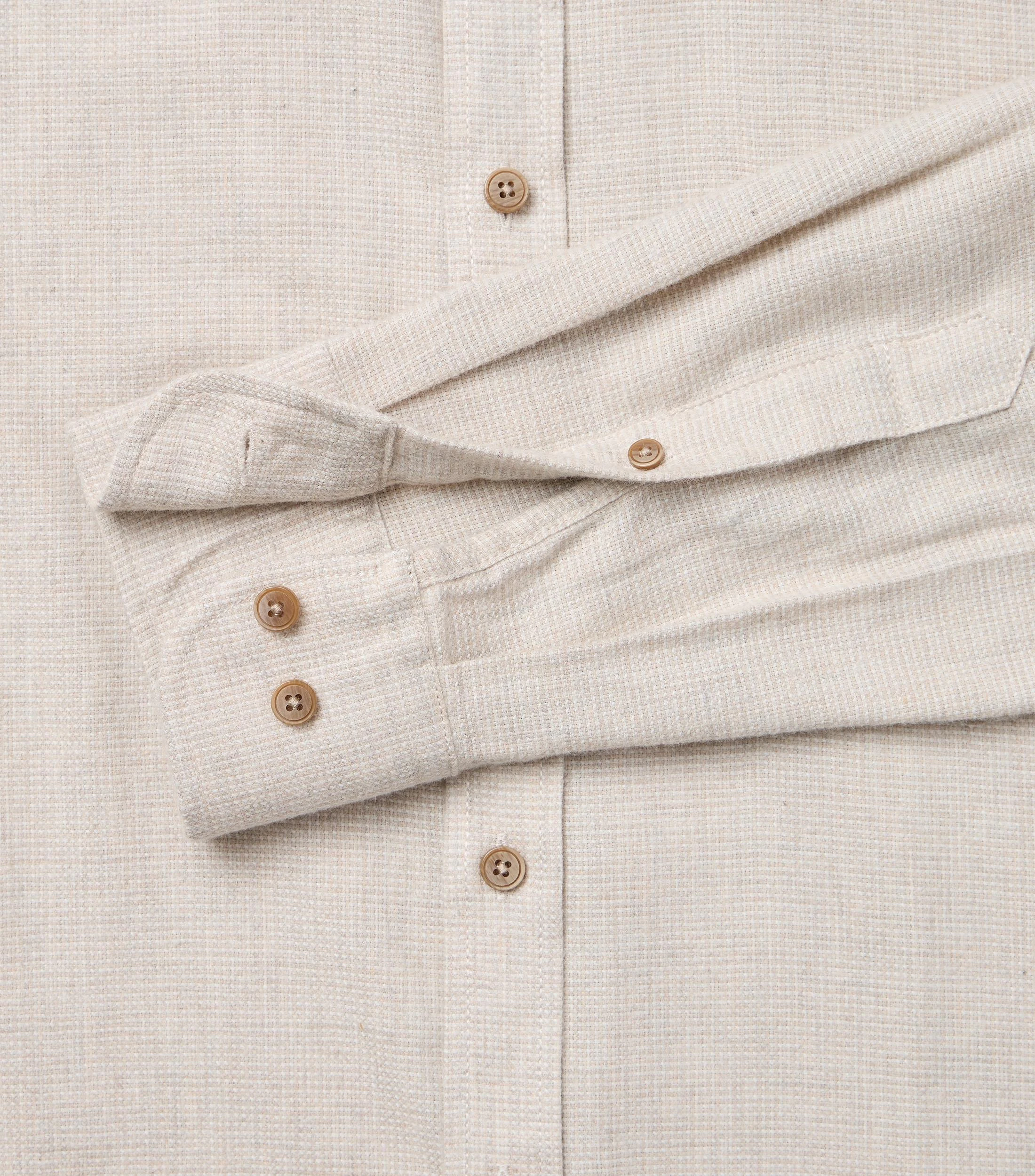 Freizeithemd im unifarbenen Design in der Farbe Beige