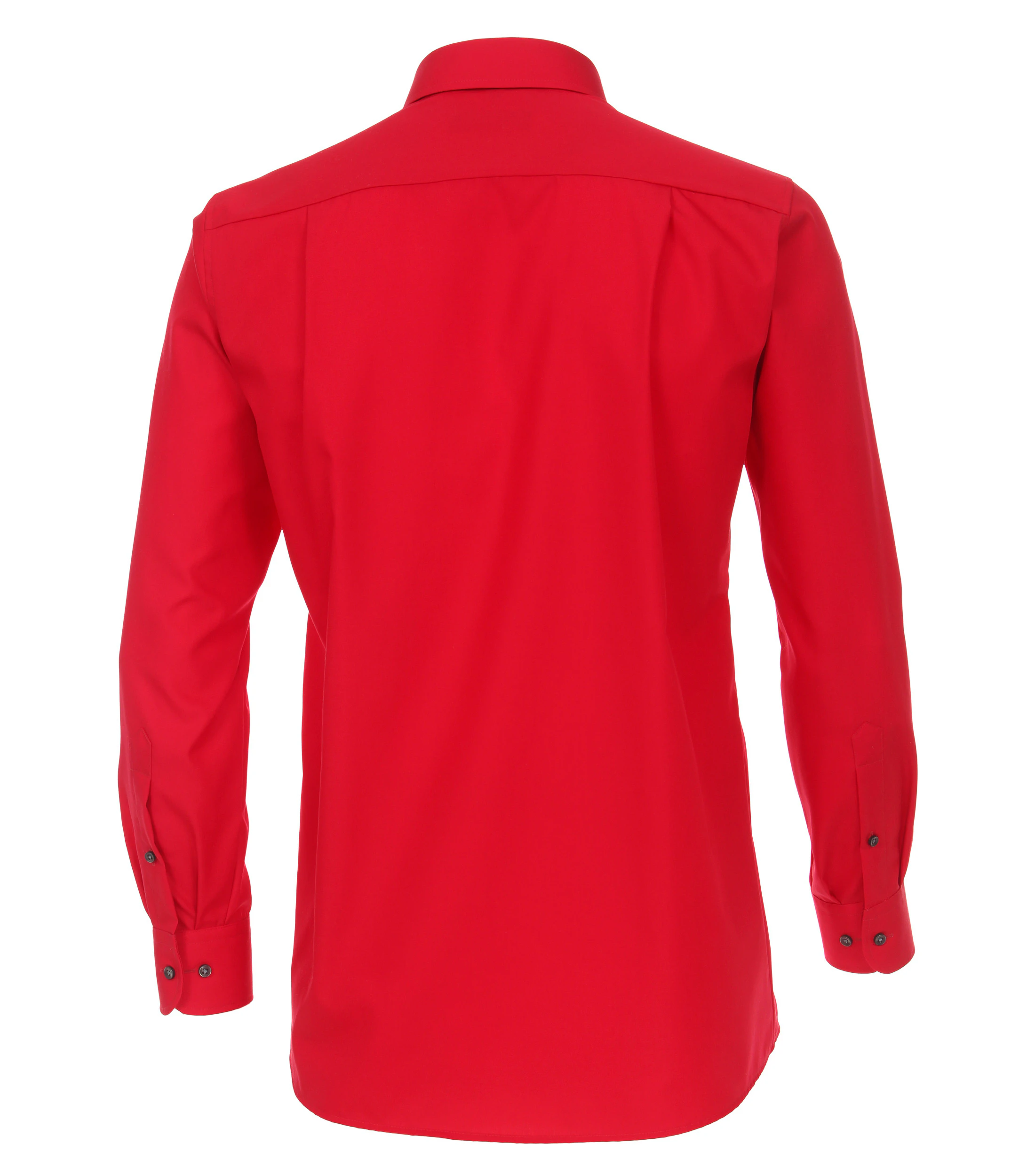 Businesshemd im unifarbenen Design in der Farbe sattes Rot