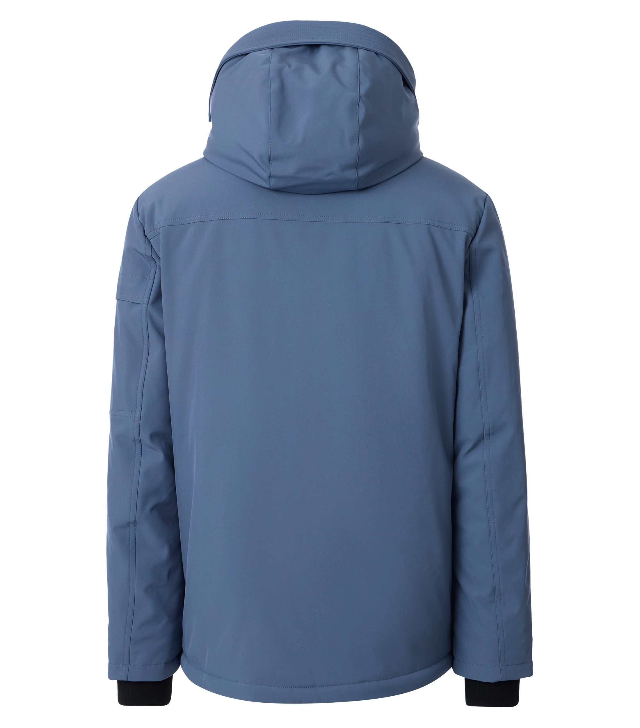 Jacke im unifarbenen Design in der Farbe Blau