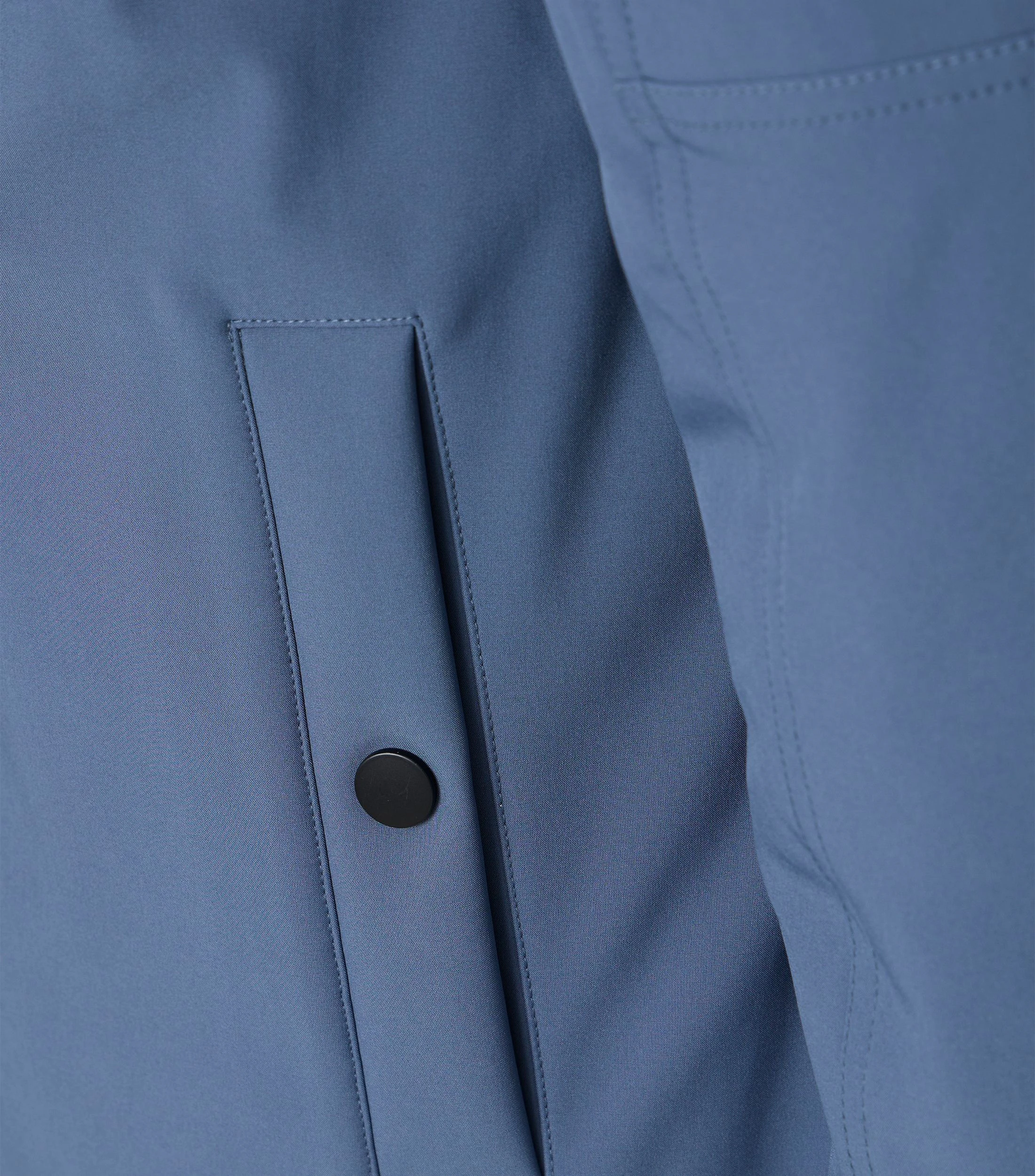 Jacke im unifarbenen Design in der Farbe Blau
