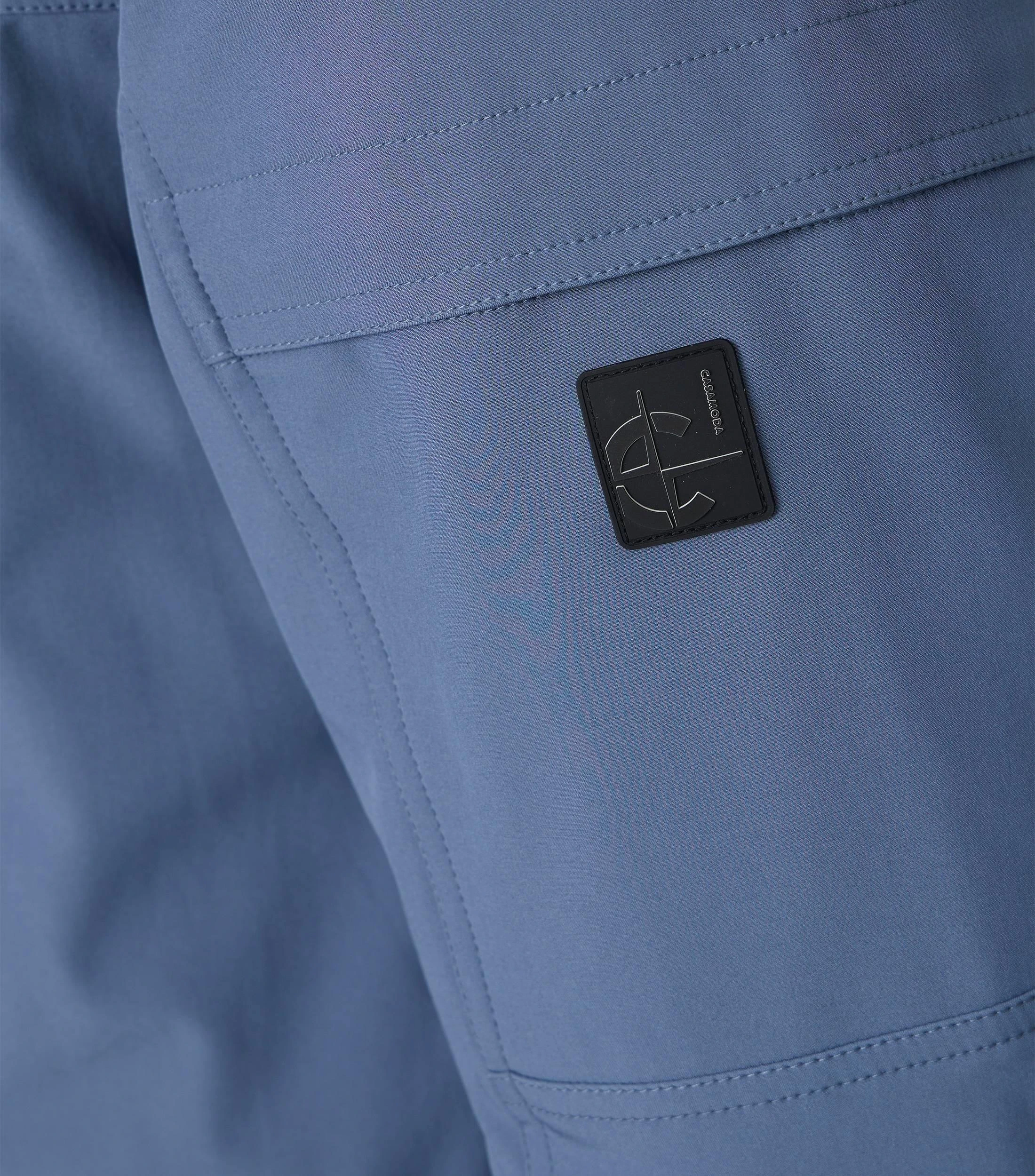 Jacke im unifarbenen Design in der Farbe Blau