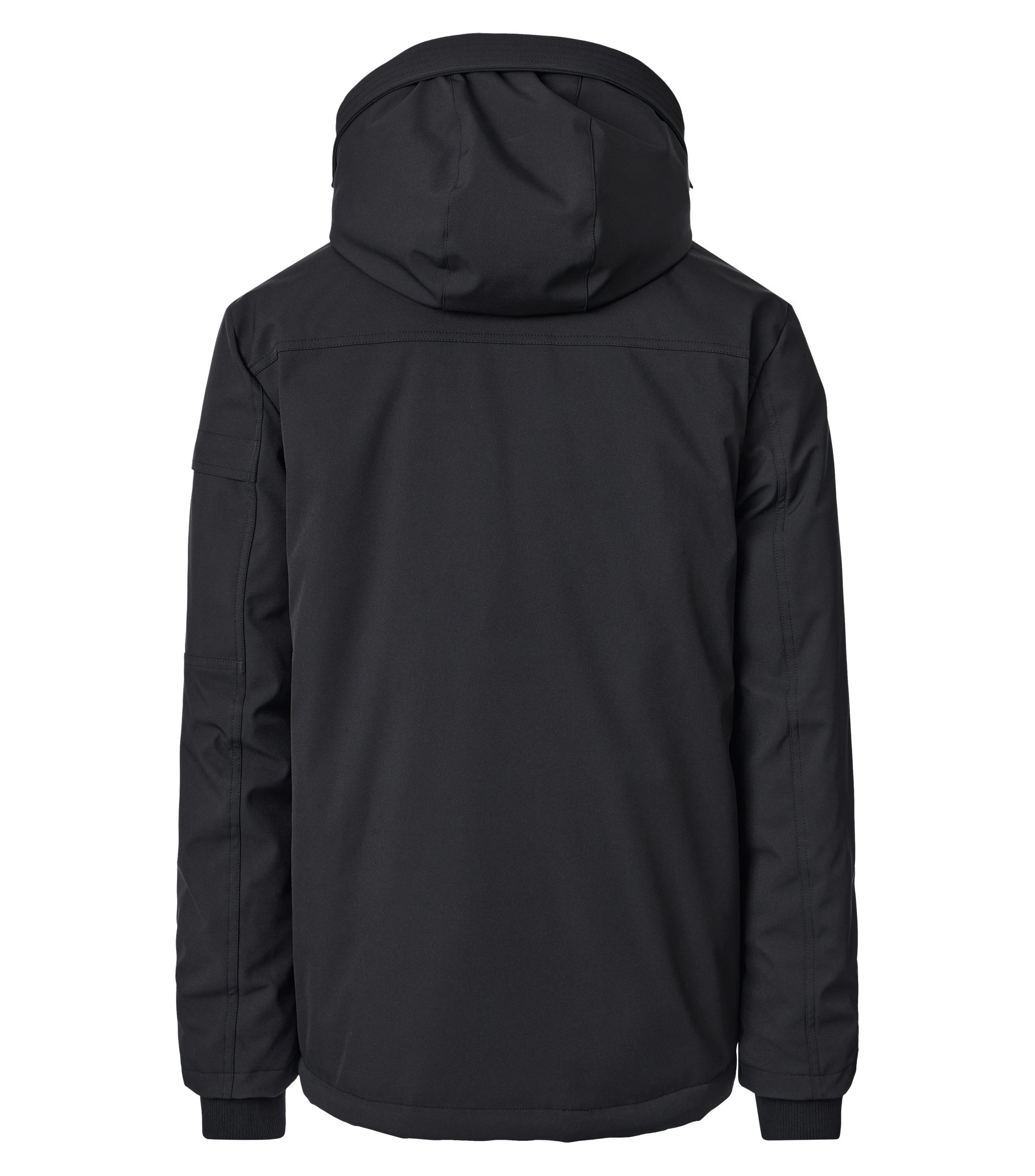 Jacke im unifarbenen Design in der Farbe Schwarz