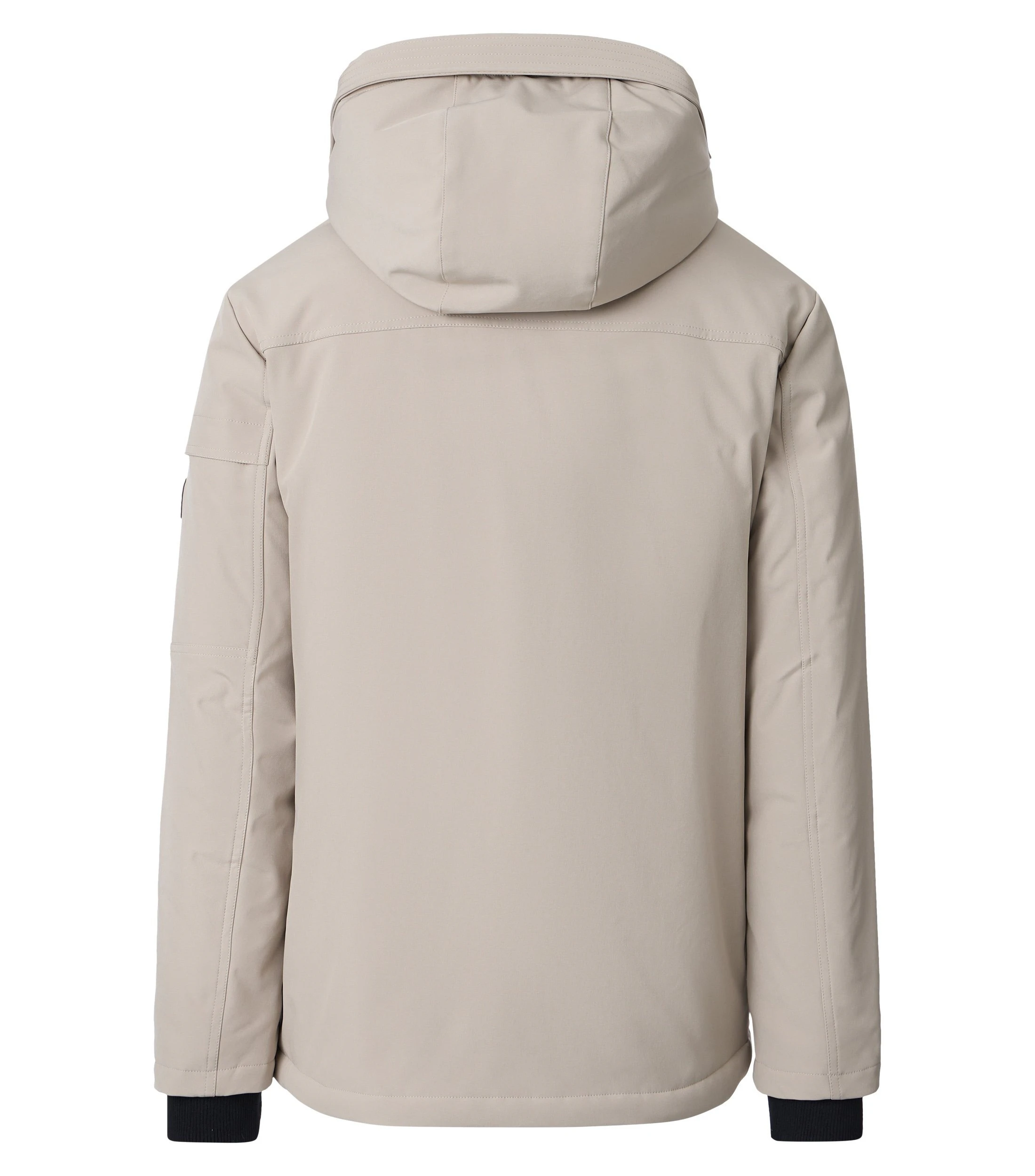 Jacke im unifarbenen Design in der Farbe Beige