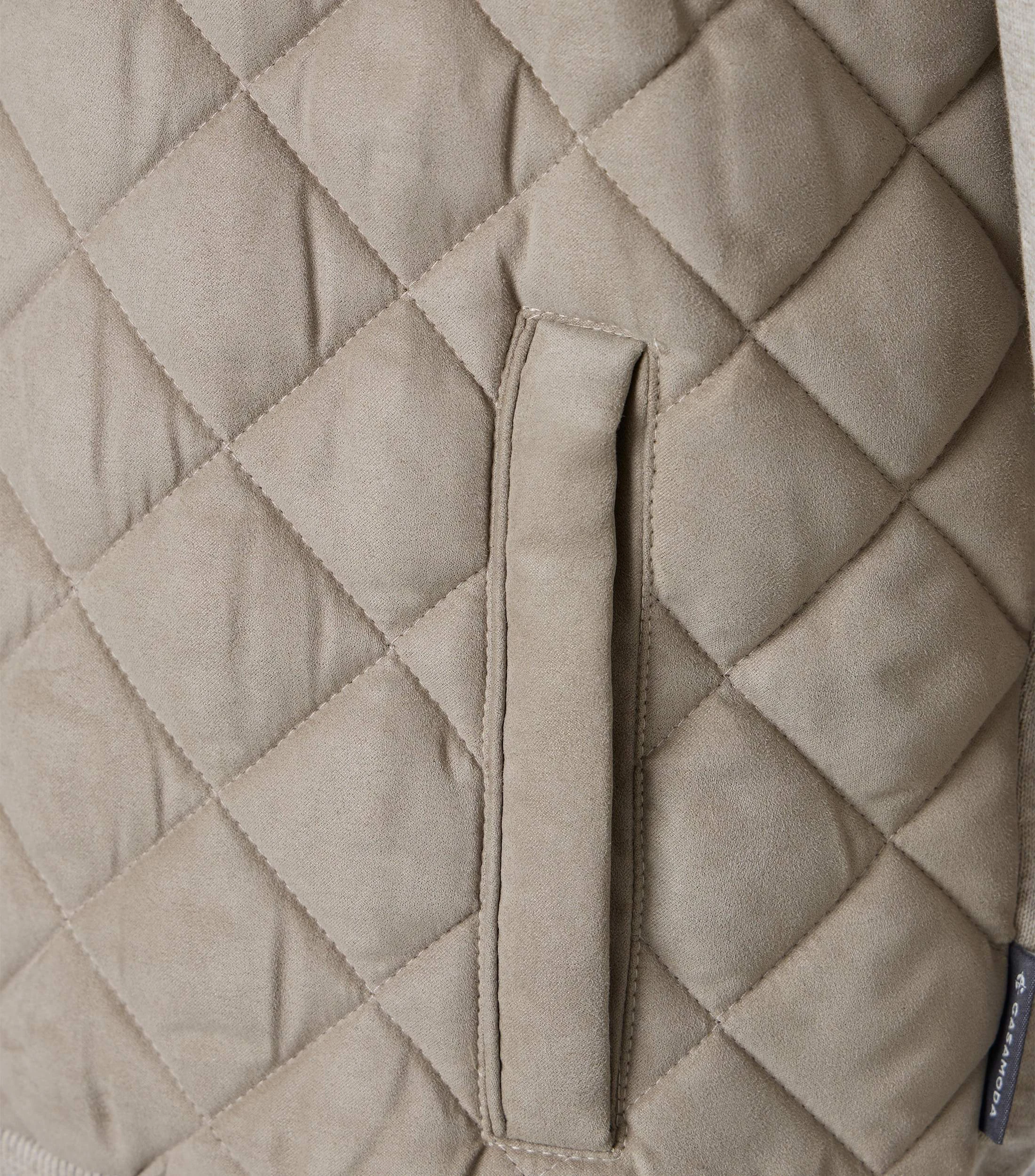 Strickjacke im unifarbenen Design in der Farbe Beige