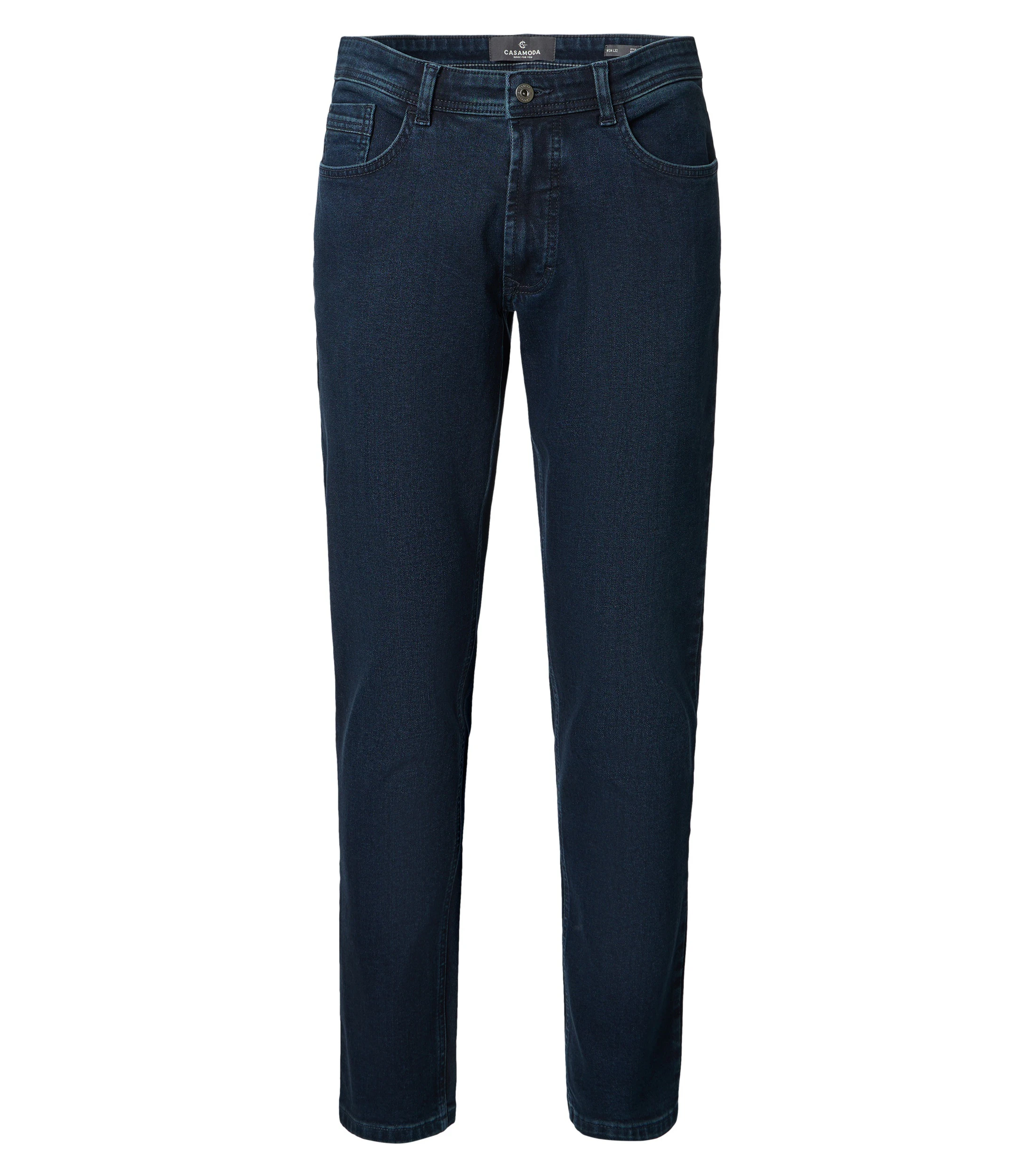 Jeans im unifarbenen Design in der Farbe Dunkelblau