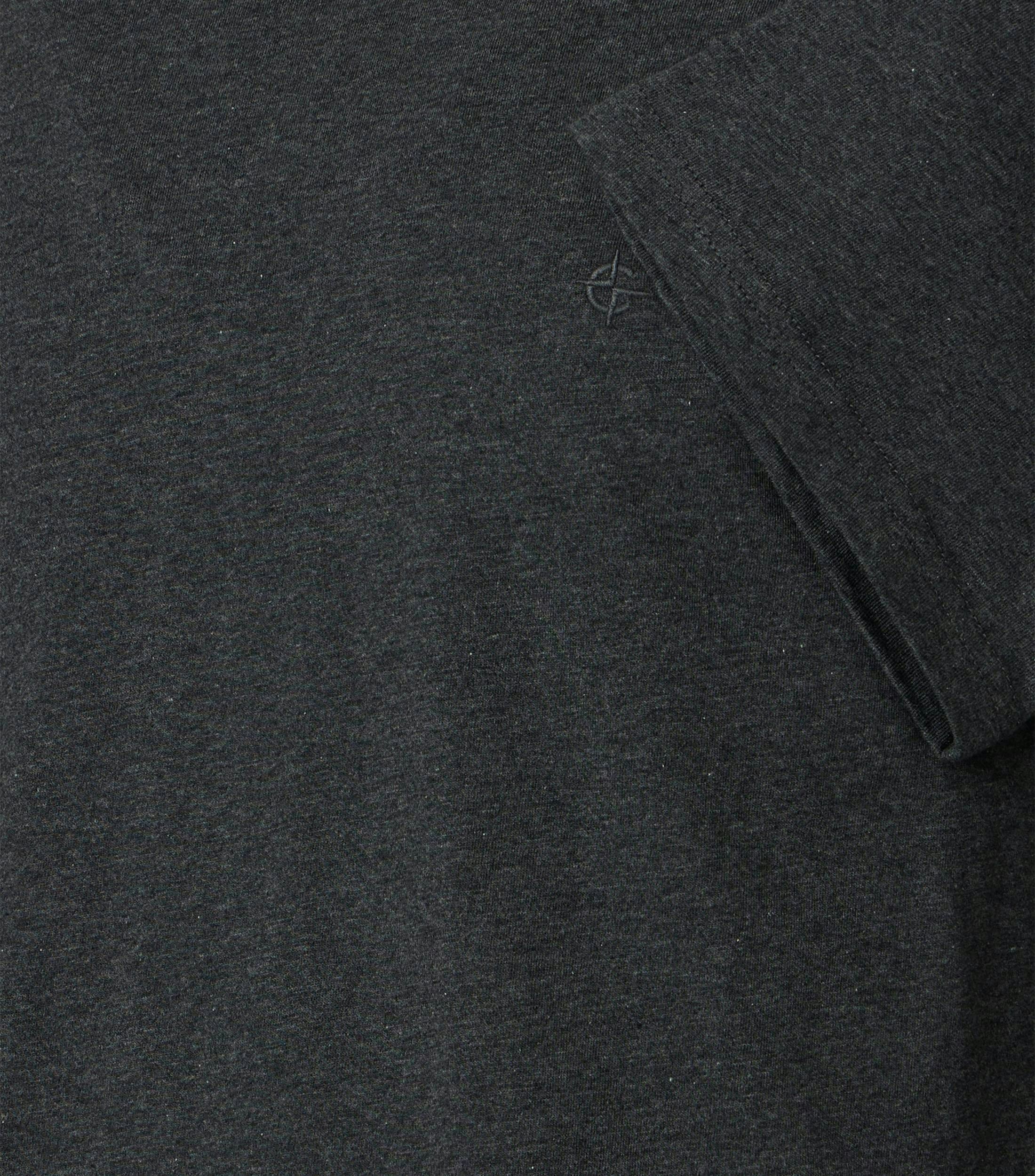 Ein T-Shirt im uni Muster in der Farbe Schwarzgrau