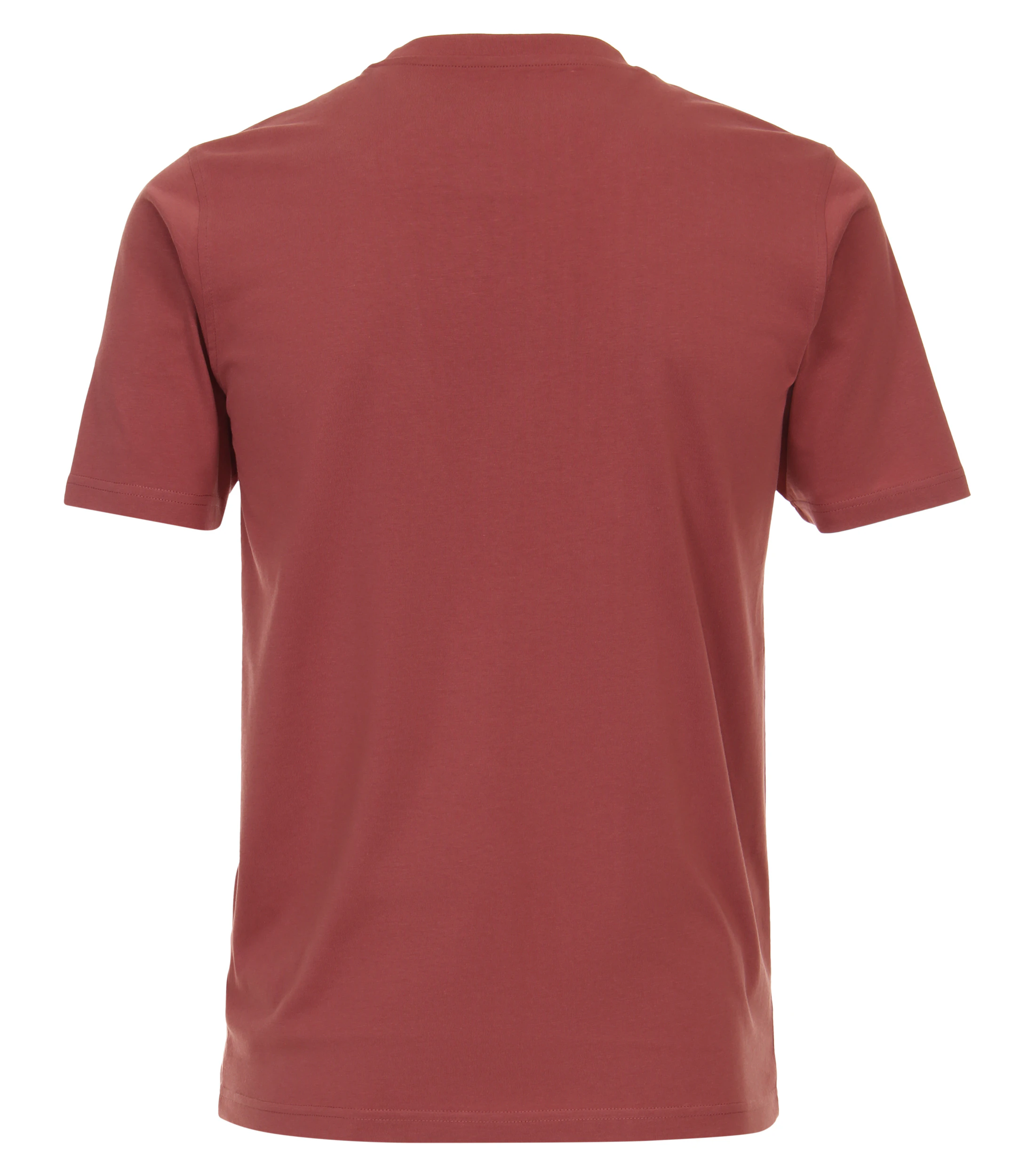 T-Shirt im unifarbenen Design in der Farbe Hellrot