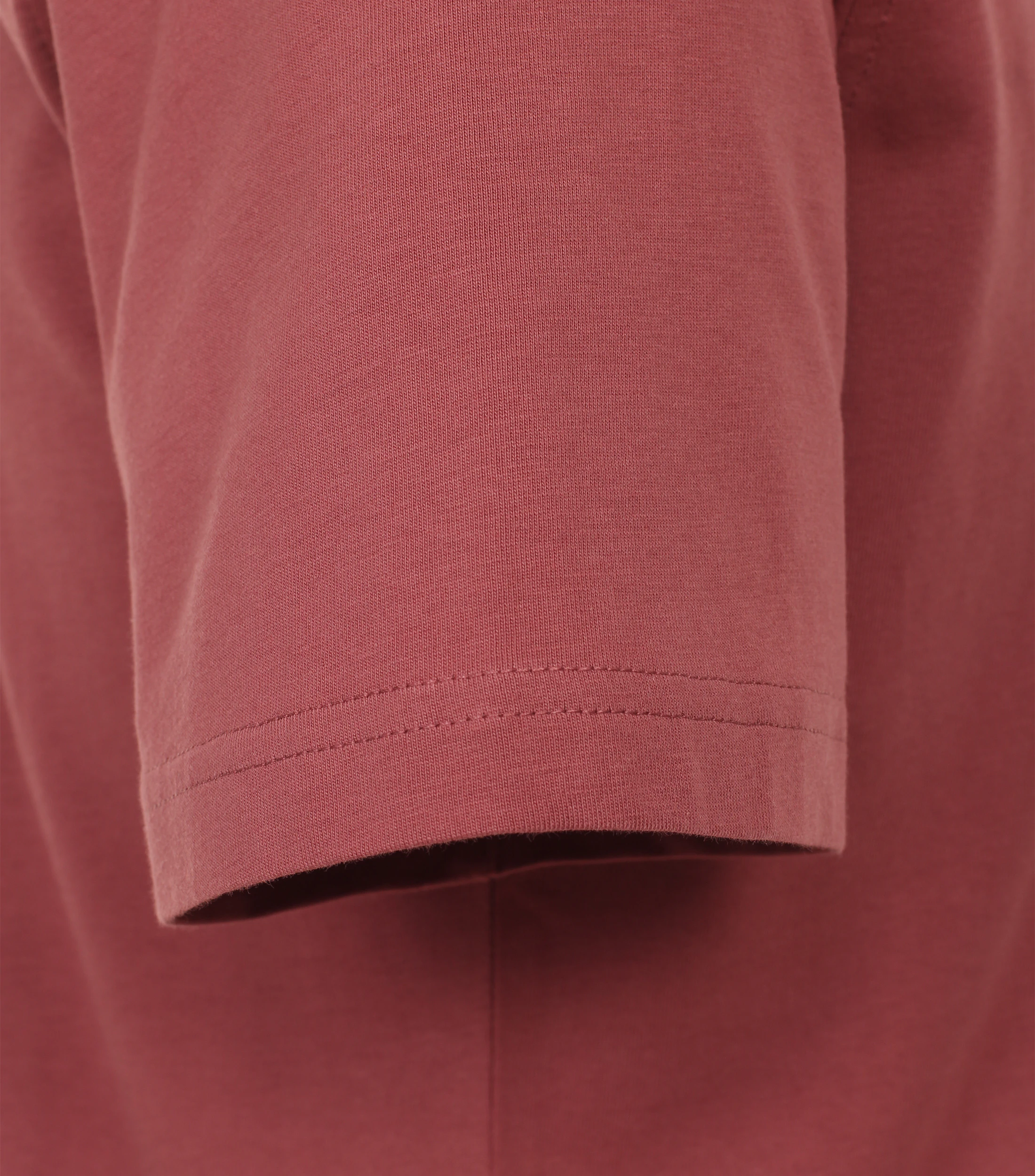 T-Shirt im unifarbenen Design in der Farbe Hellrot
