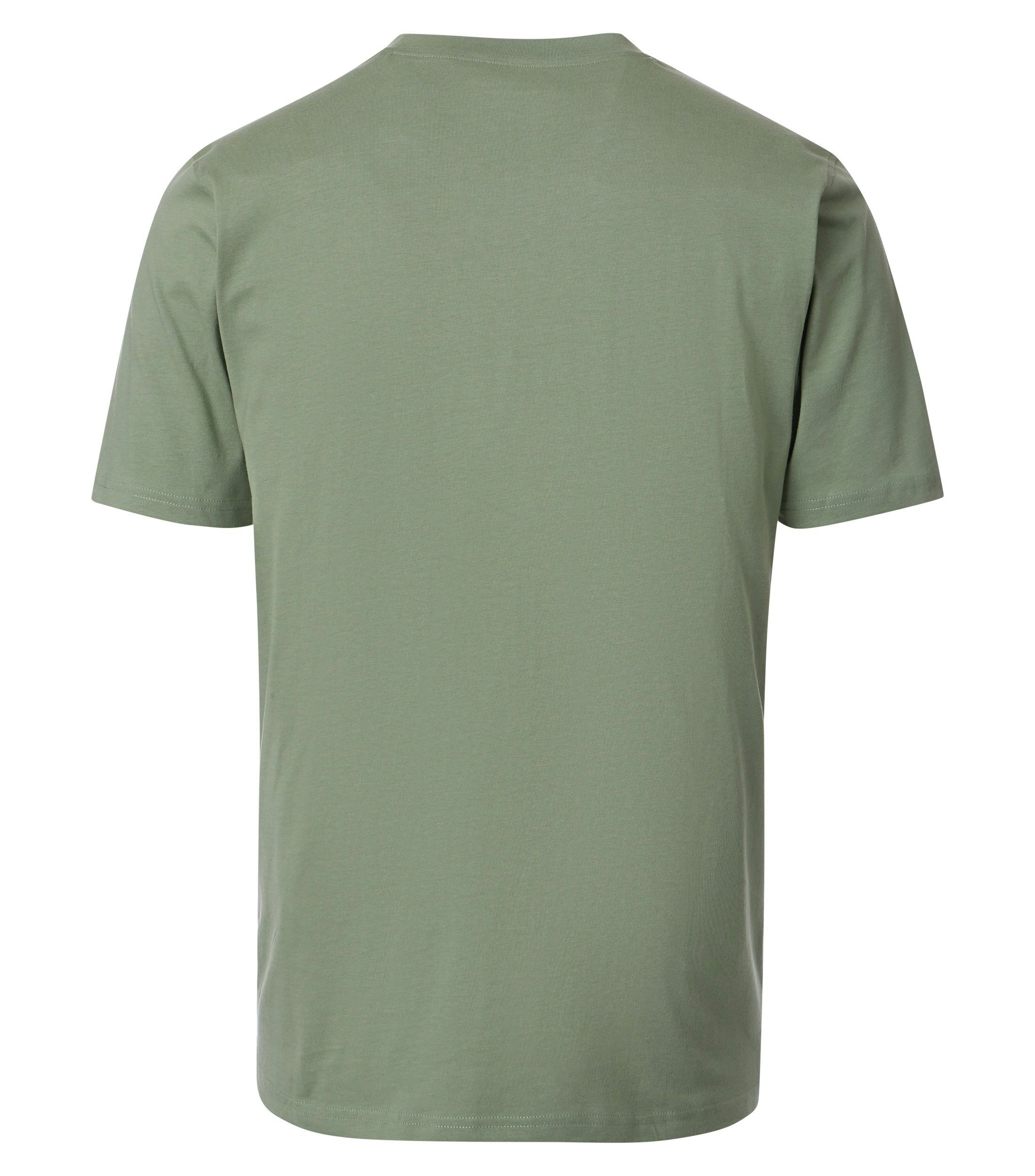 Ein T-Shirt im uni Muster in der Farbe Türkis