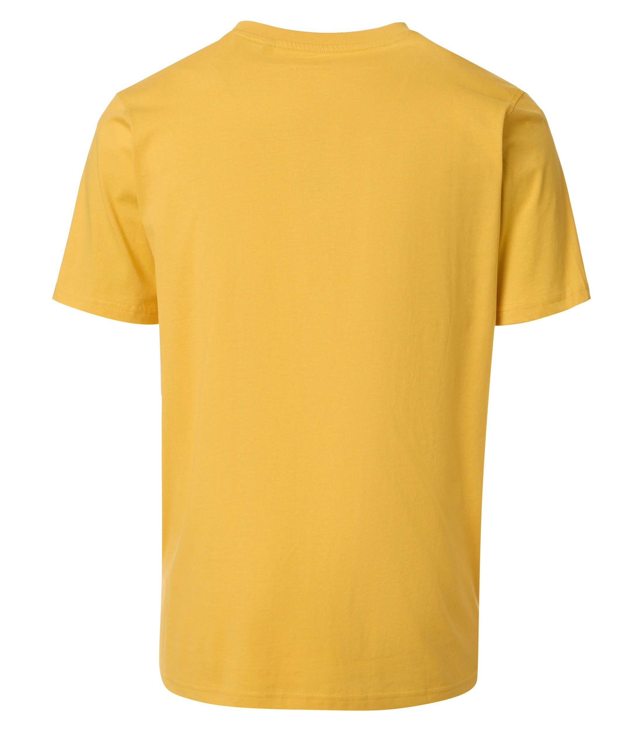 T-Shirt im unifarbenen Design in der Farbe Hellgelb