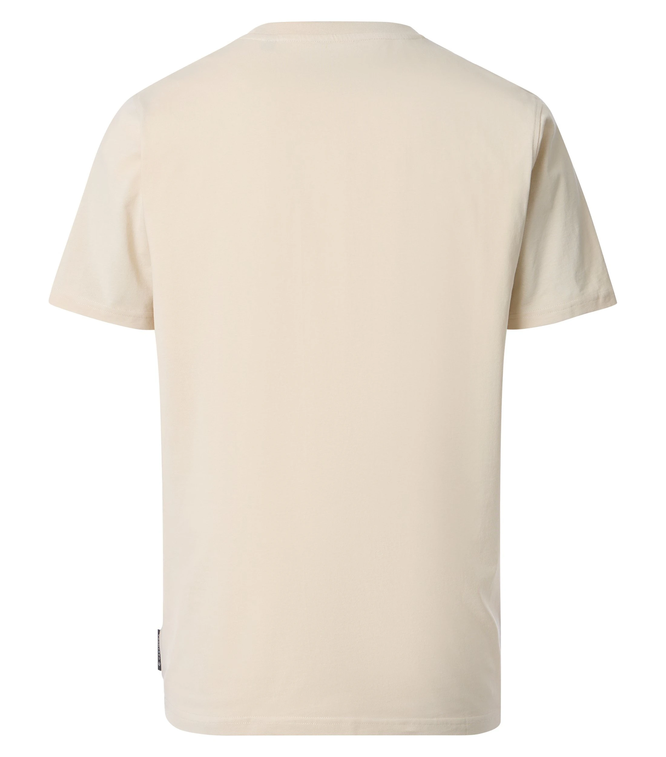 T-Shirt im unifarbenen Design in der Farbe Hellbeige