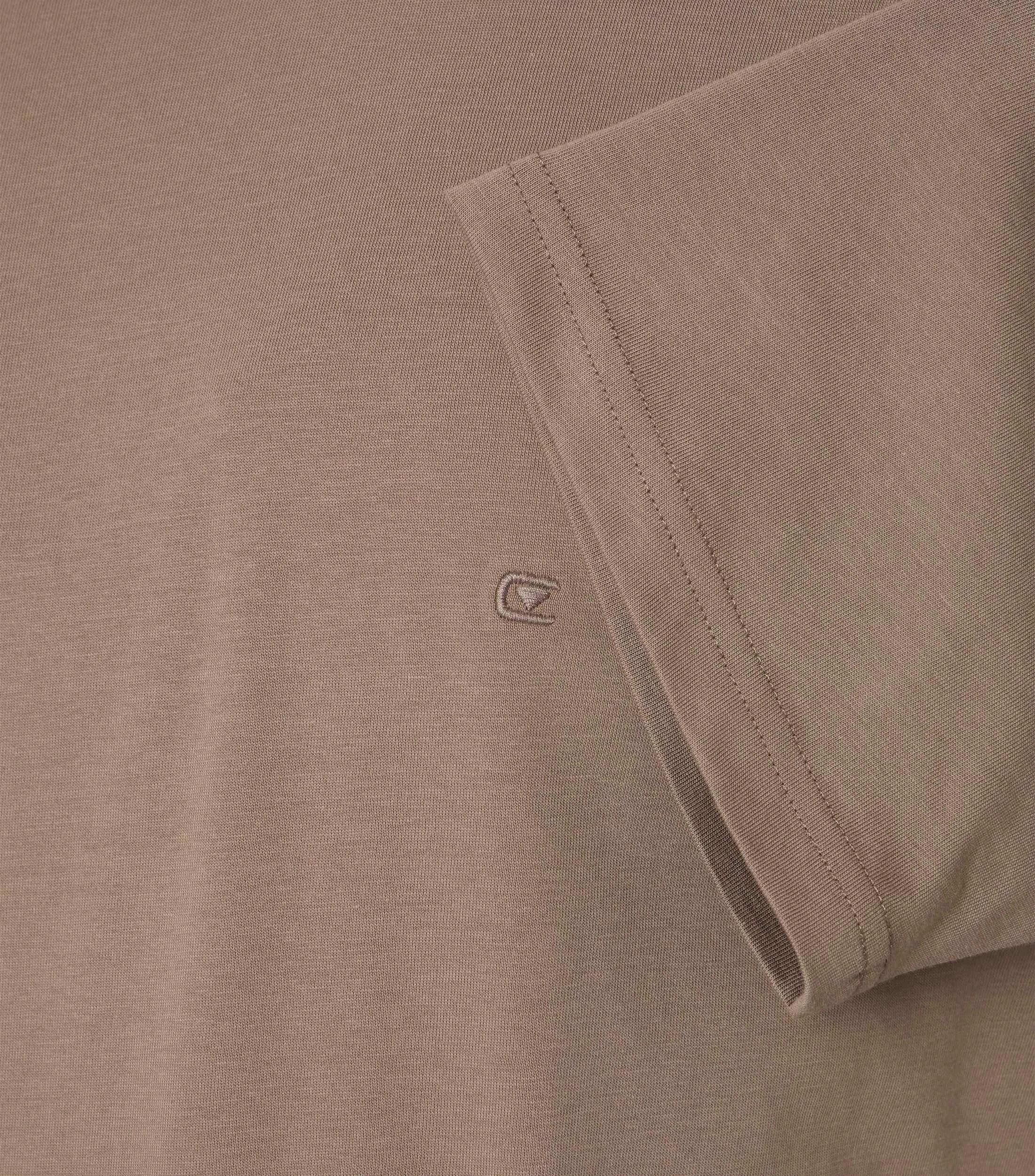 T-Shirt im unifarbenen Design in der Farbe Beige