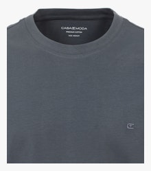 T-Shirt in Mittelgrau - CASAMODA